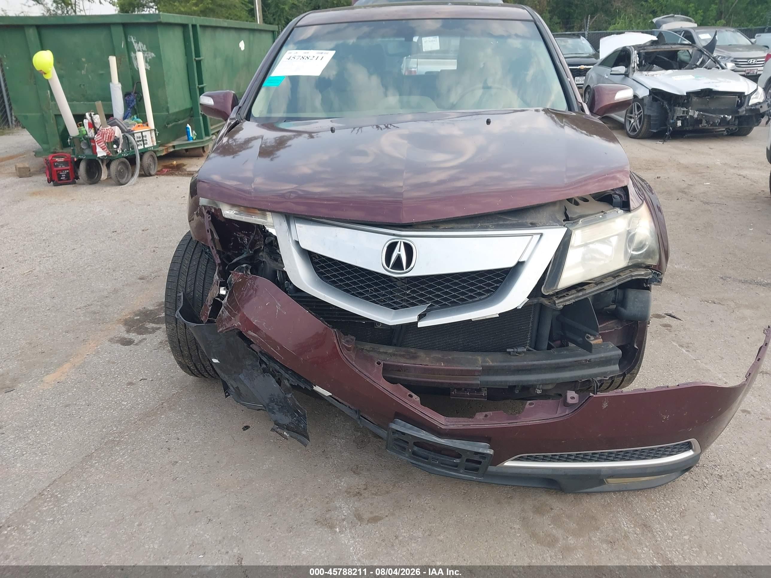 2012 Acura Mdx Technology Package Maroon vin: 2HNYD2H31CH520560