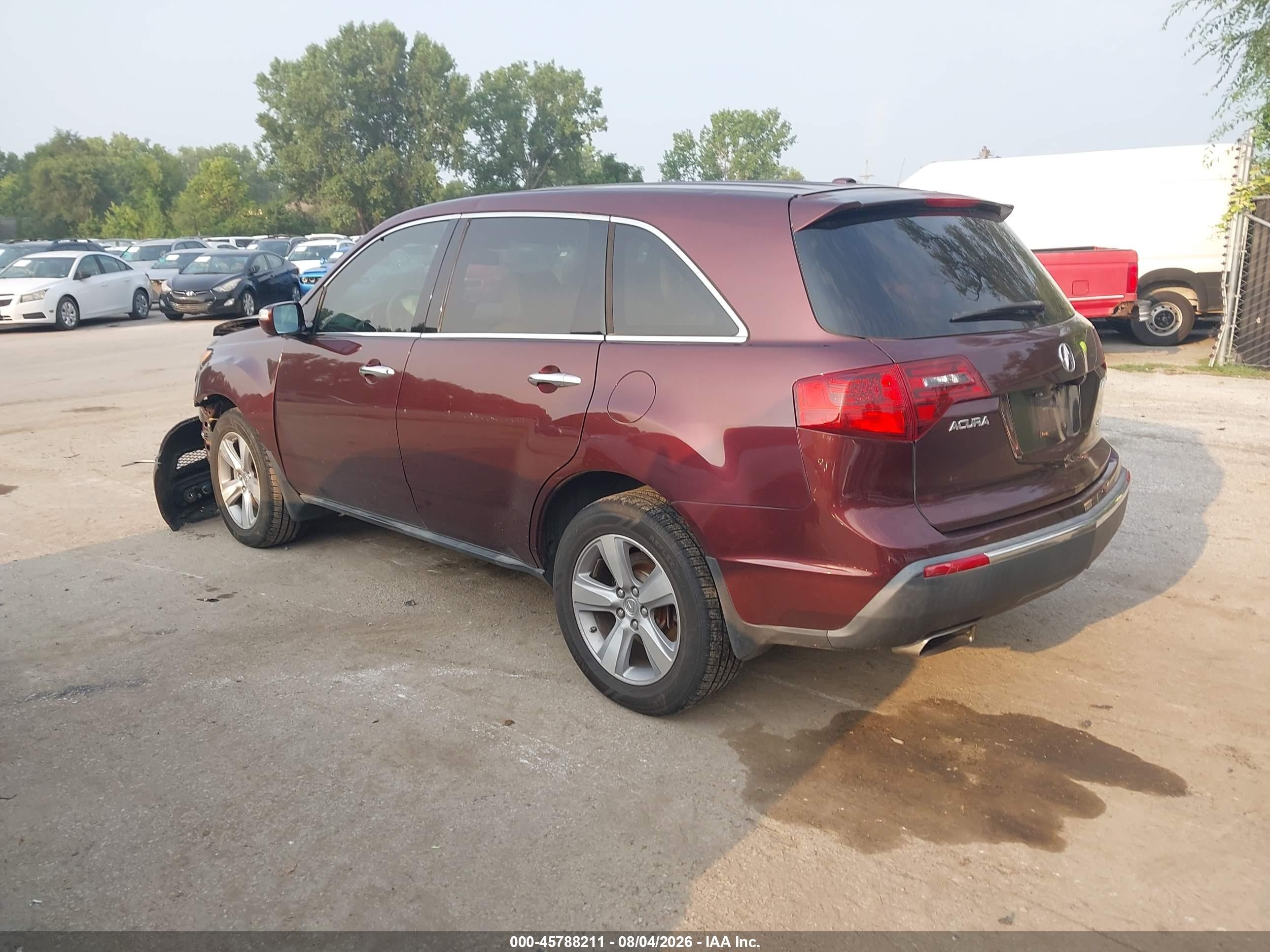 2012 Acura Mdx Technology Package Maroon vin: 2HNYD2H31CH520560