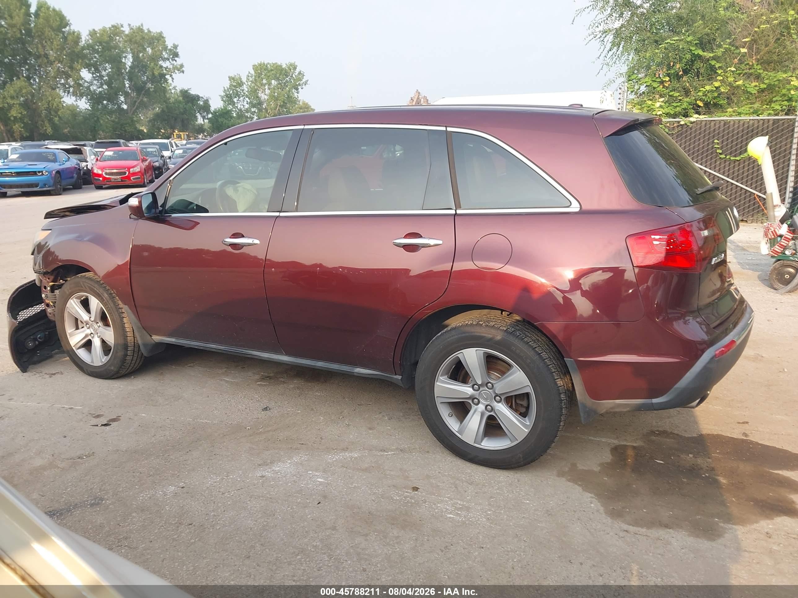 2012 Acura Mdx Technology Package Maroon vin: 2HNYD2H31CH520560
