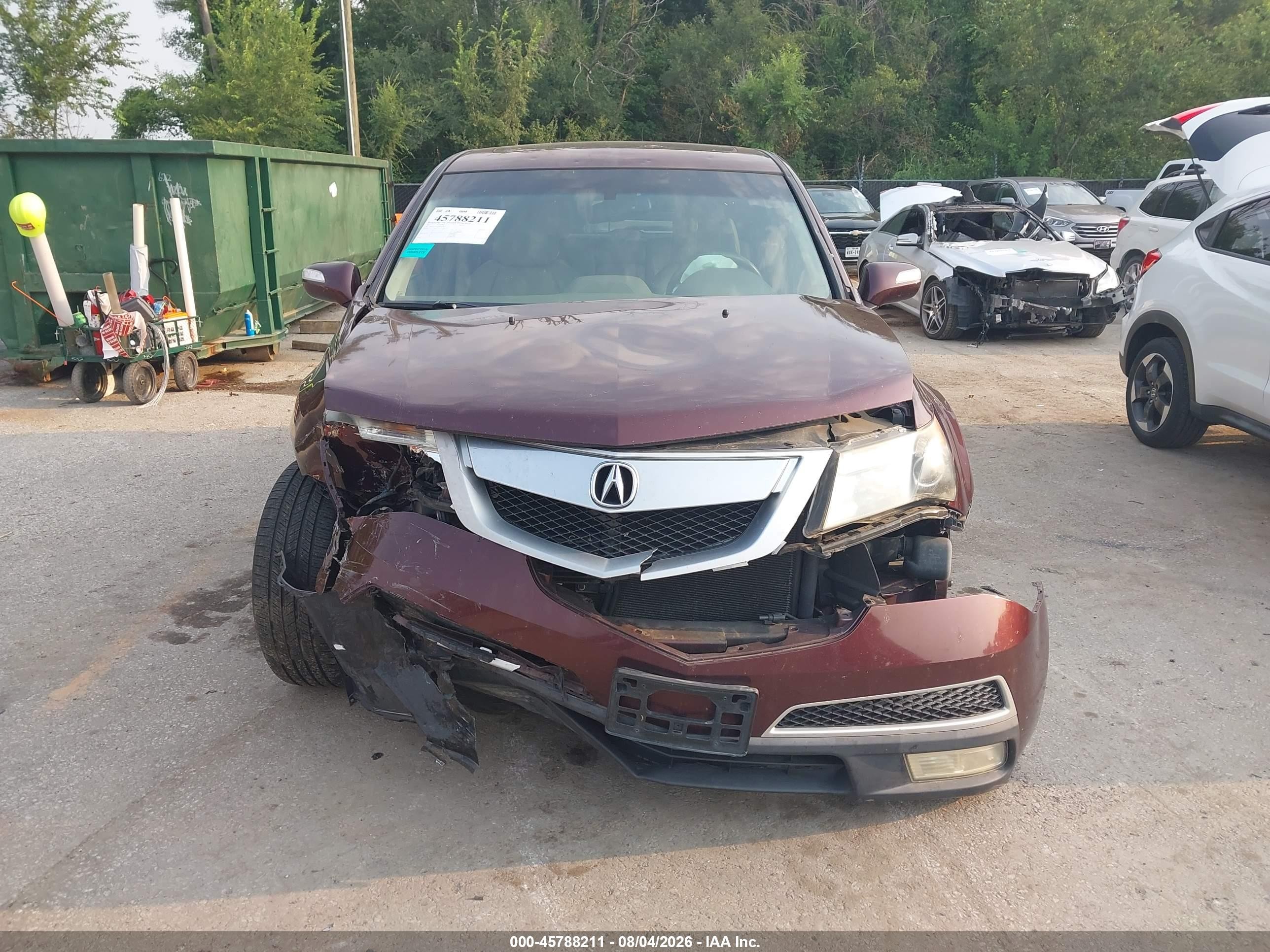 2012 Acura Mdx Technology Package Maroon vin: 2HNYD2H31CH520560