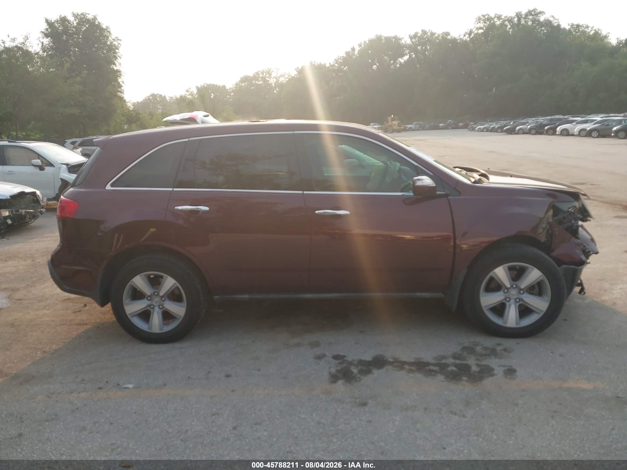 2012 Acura Mdx Technology Package Maroon vin: 2HNYD2H31CH520560