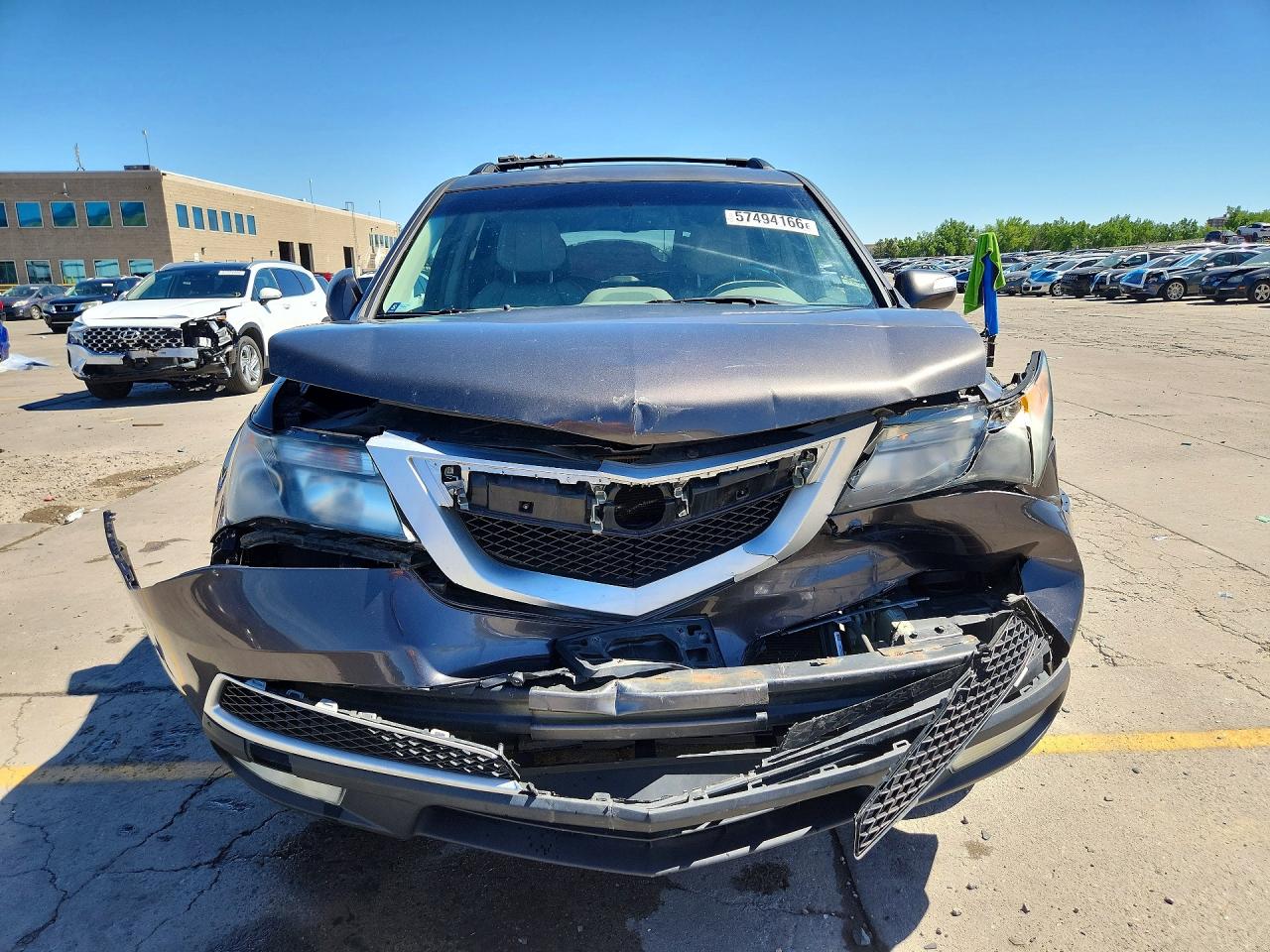 2012 Acura Mdx Technology Серый vin: 2HNYD2H31CH530103
