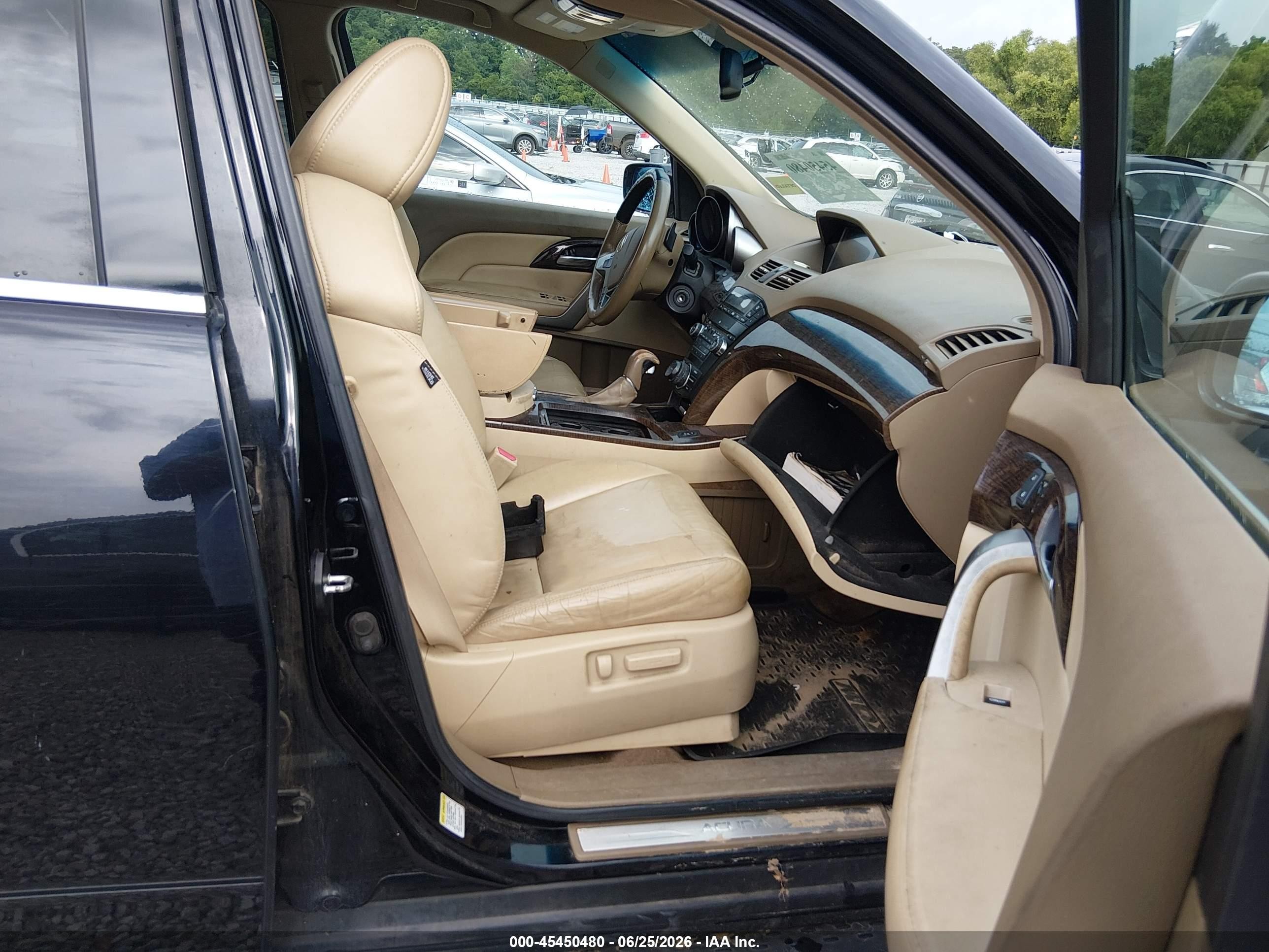 2012 Acura Mdx Technology Package Black vin: 2HNYD2H31CH530988