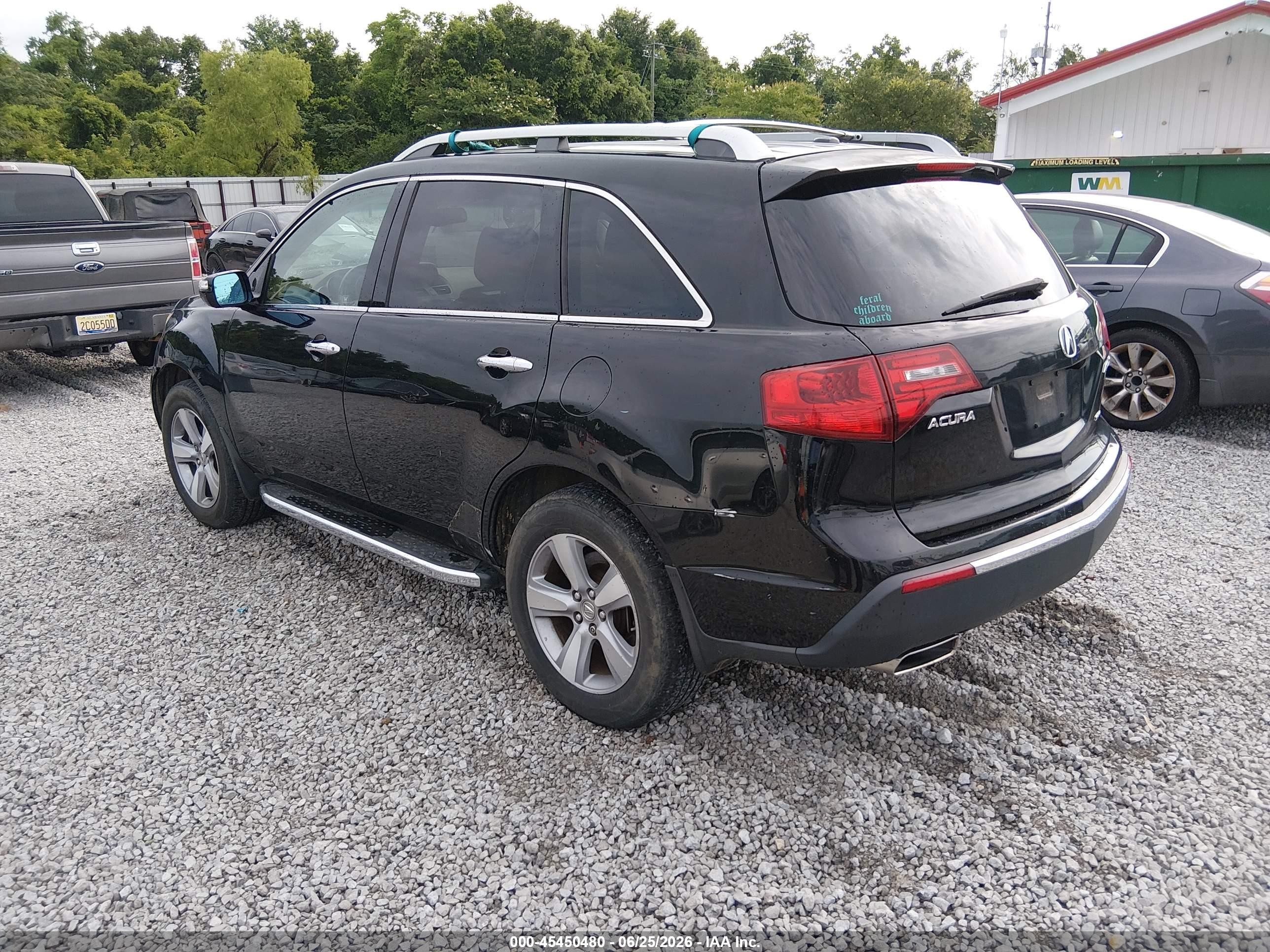 2012 Acura Mdx Technology Package Black vin: 2HNYD2H31CH530988