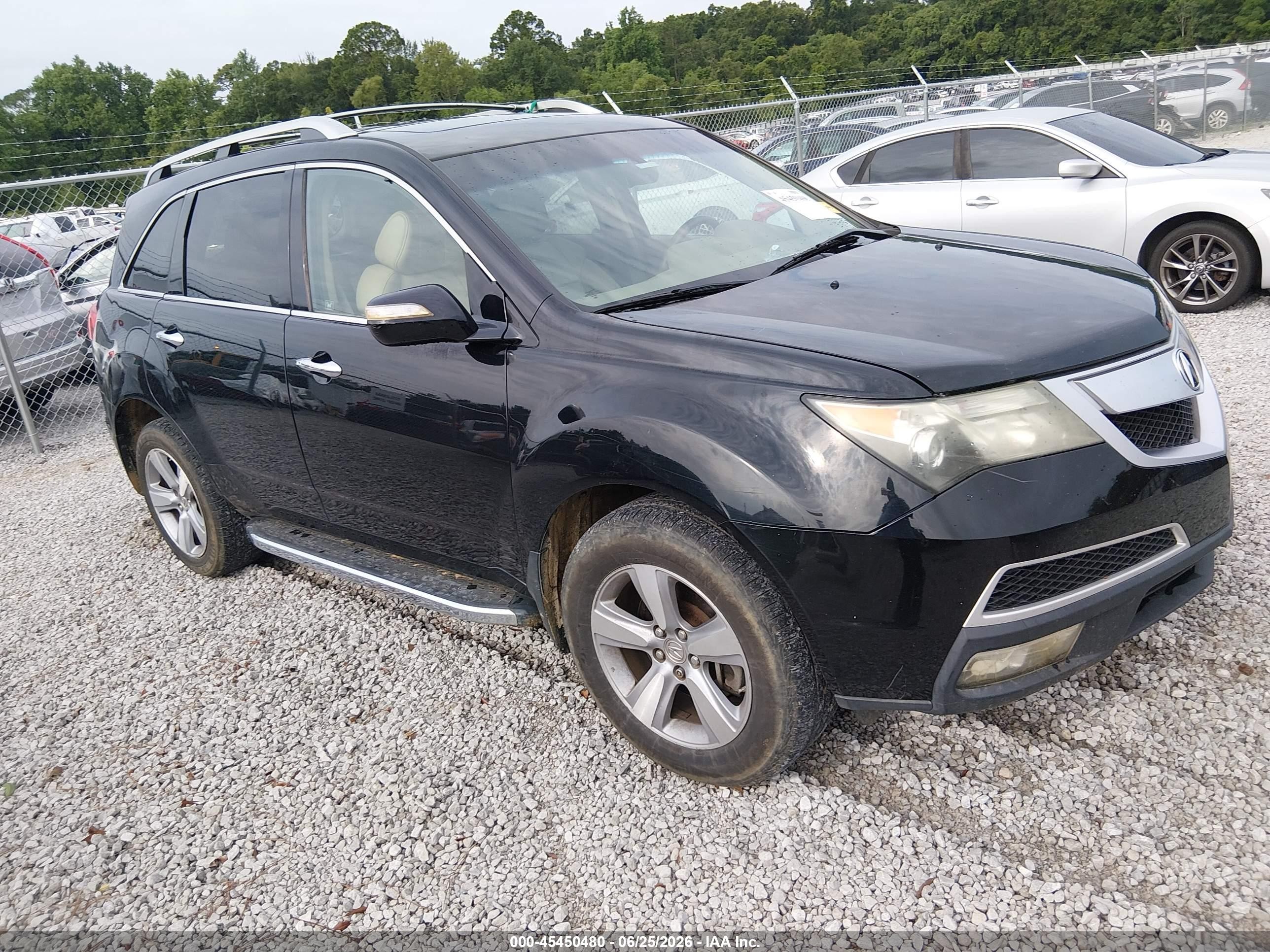 2012 Acura Mdx Technology Package Black vin: 2HNYD2H31CH530988