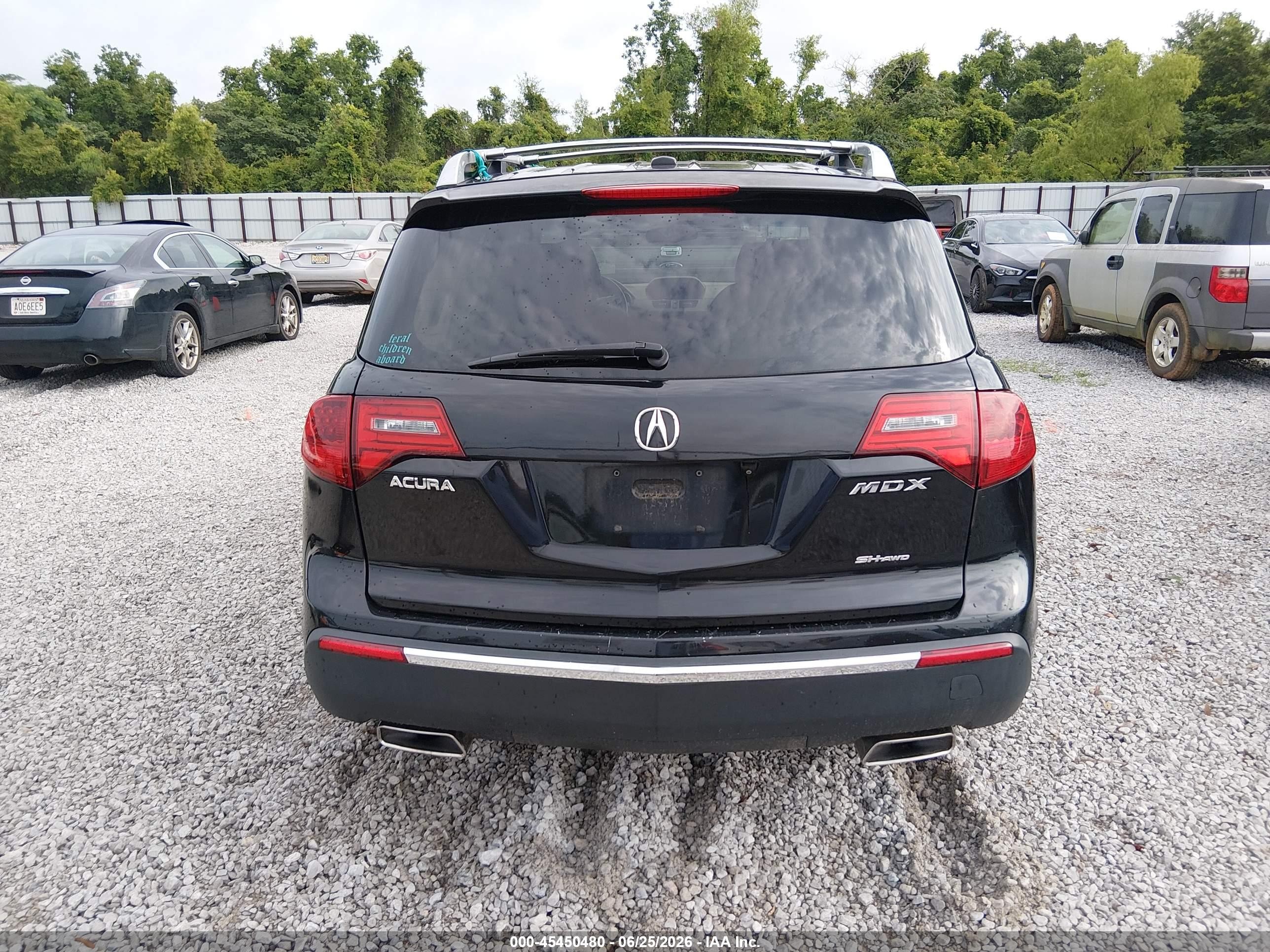 2012 Acura Mdx Technology Package Black vin: 2HNYD2H31CH530988