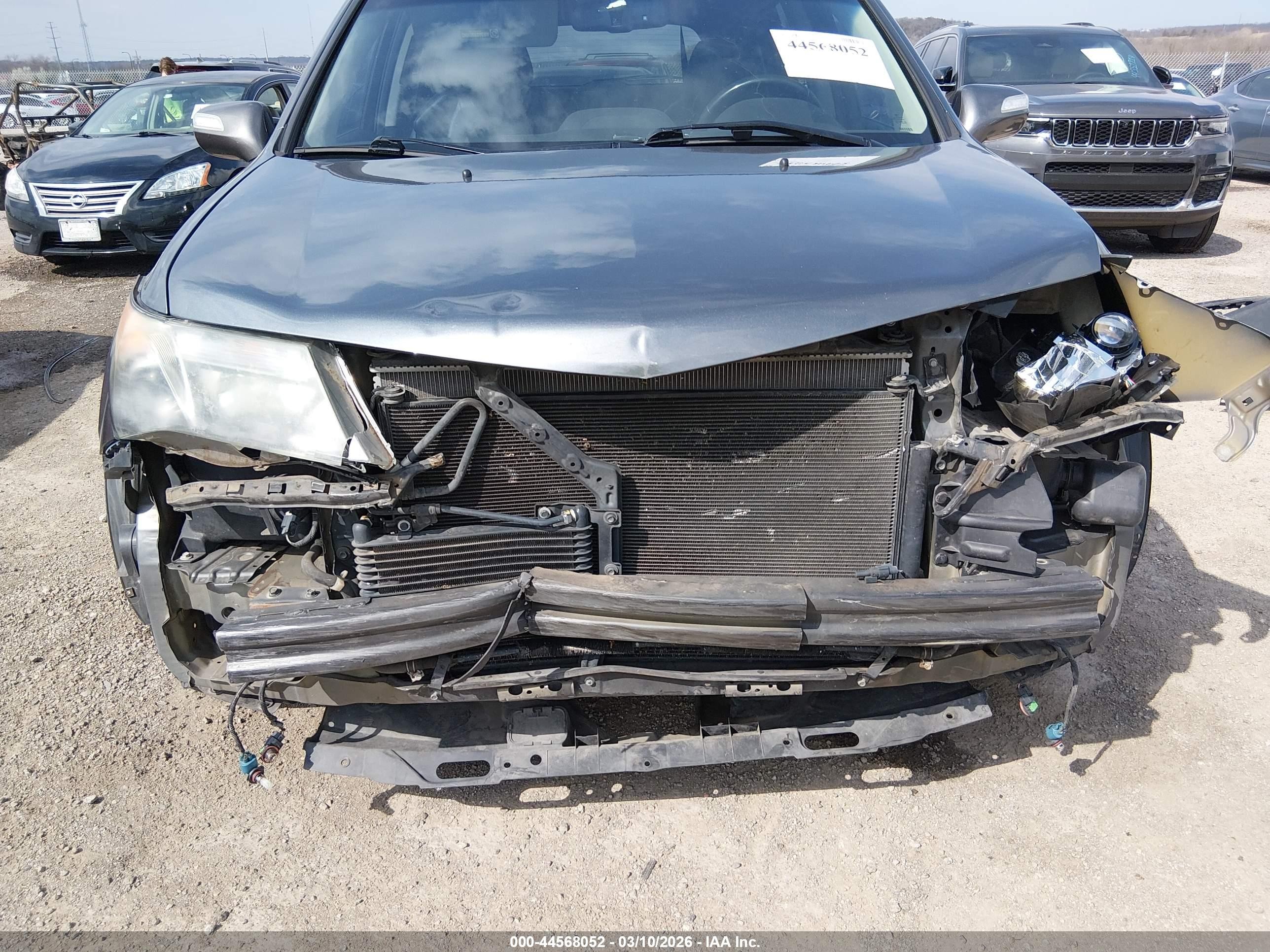 2012 Acura Mdx Technology Package Gray vin: 2HNYD2H31CH540520