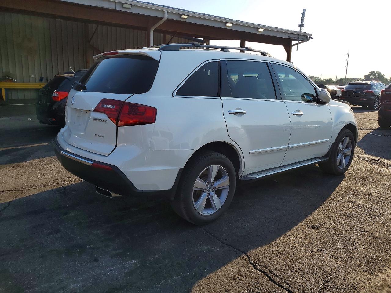 2013 Acura Mdx Technology White vin: 2HNYD2H31DH516686