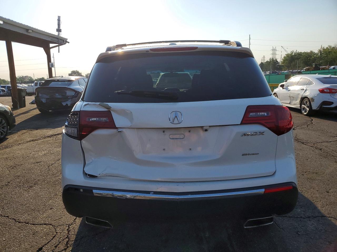 2013 Acura Mdx Technology White vin: 2HNYD2H31DH516686