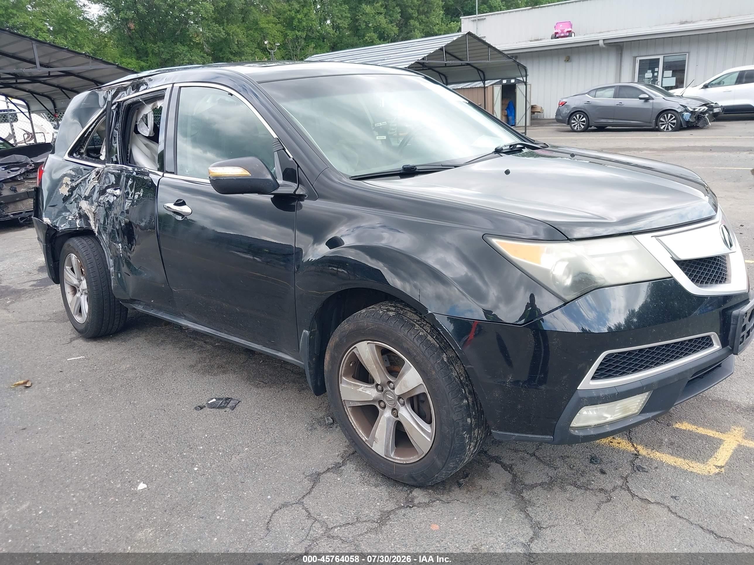 2012 Acura Mdx Technology Package Black vin: 2HNYD2H32CH500883