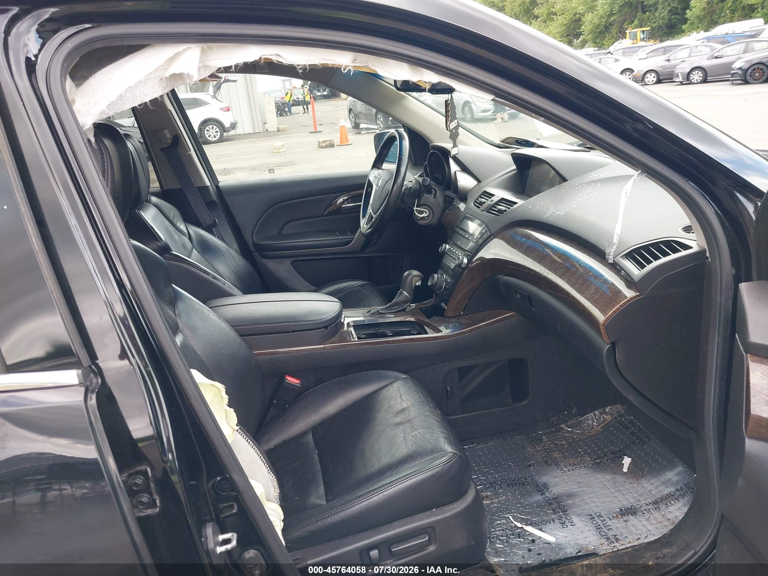 2012 Acura Mdx Technology Package Black vin: 2HNYD2H32CH500883