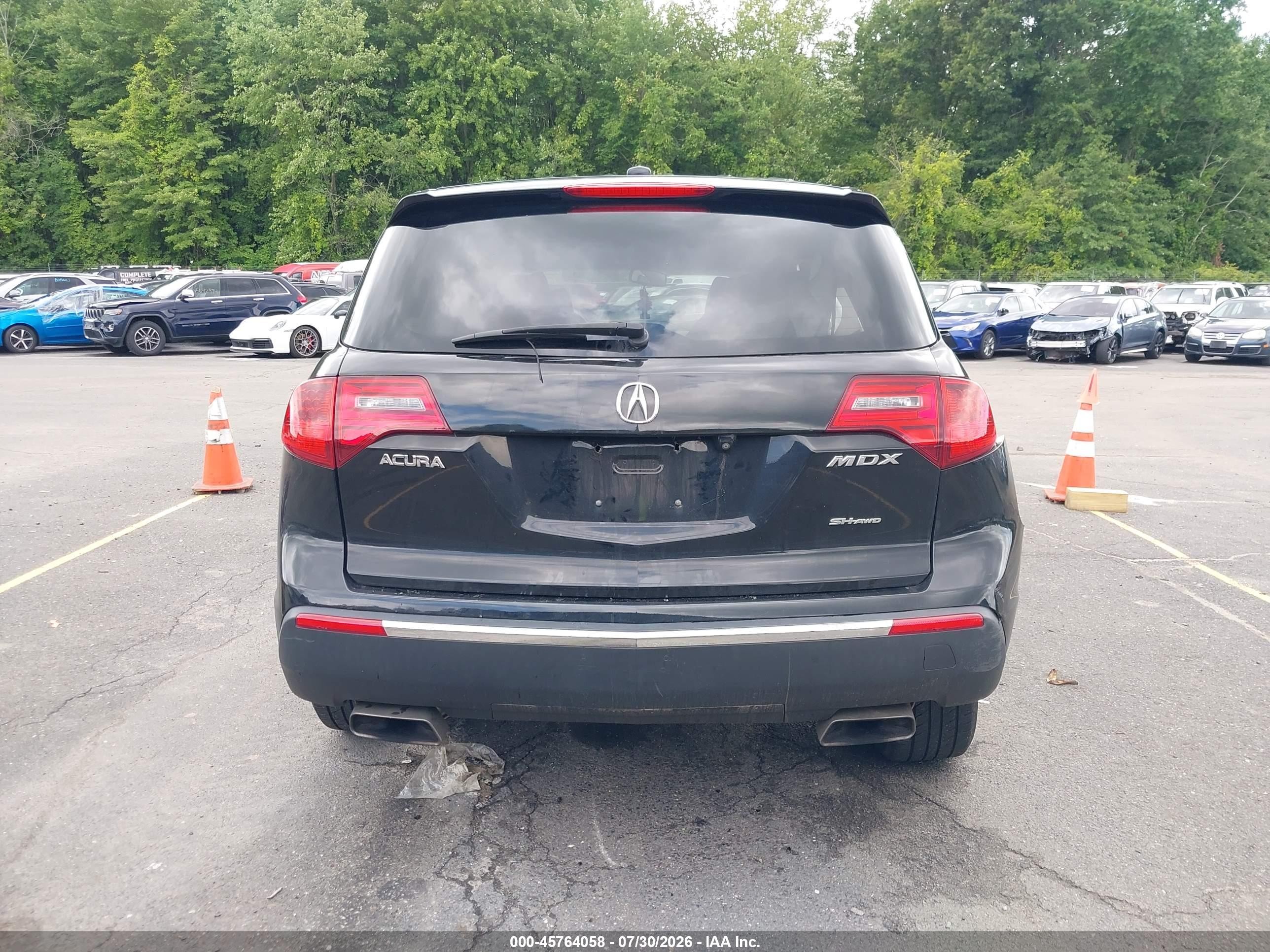 2012 Acura Mdx Technology Package Black vin: 2HNYD2H32CH500883