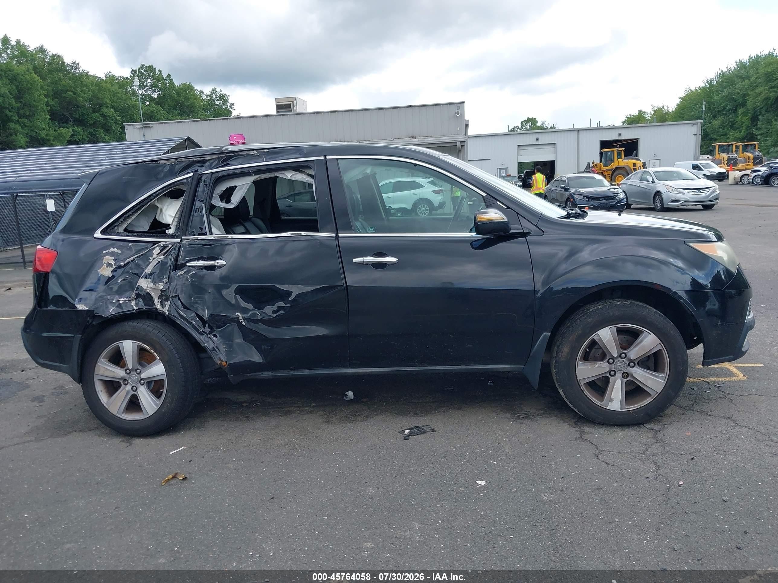 2012 Acura Mdx Technology Package Black vin: 2HNYD2H32CH500883