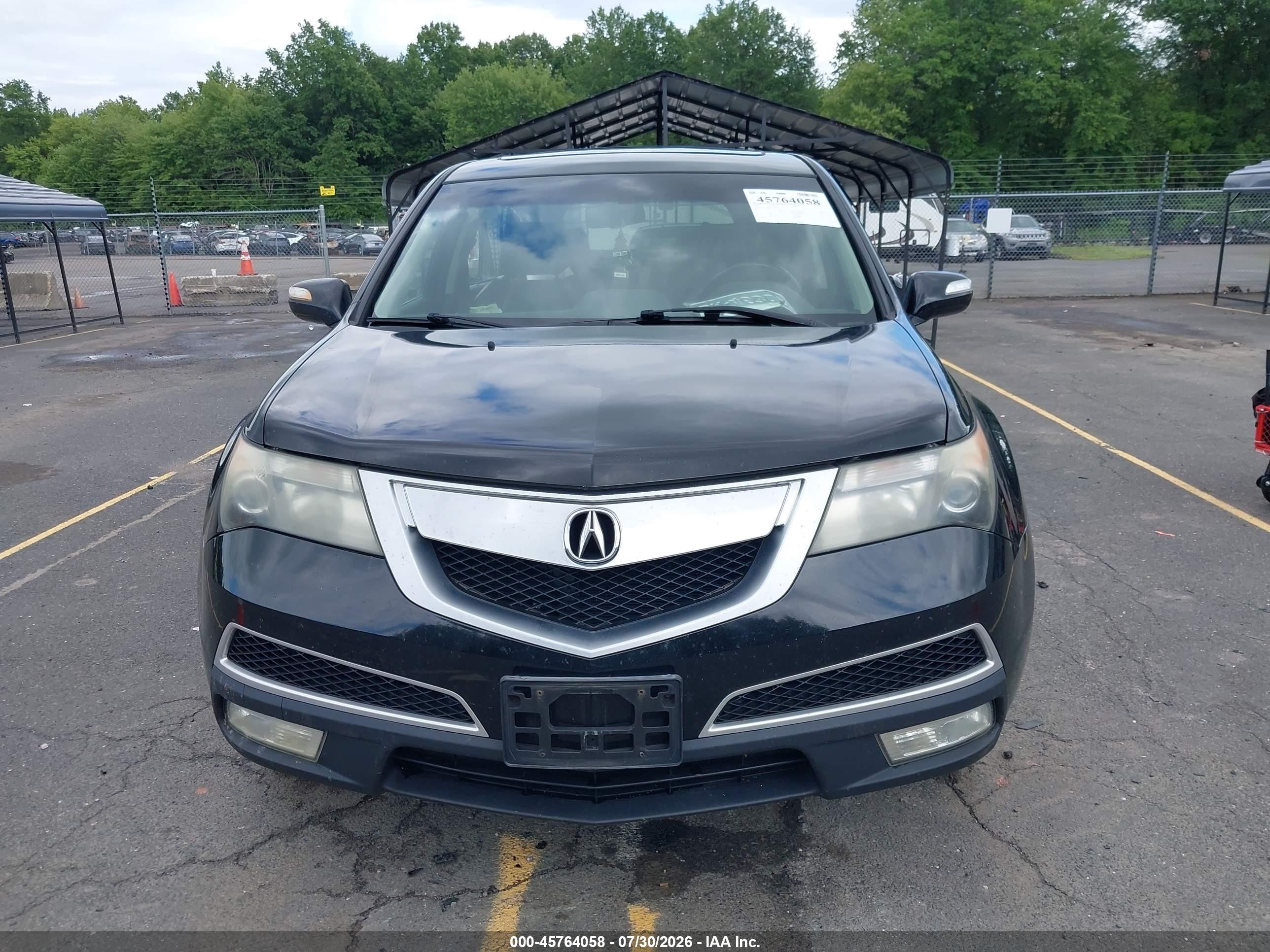 2012 Acura Mdx Technology Package Black vin: 2HNYD2H32CH500883