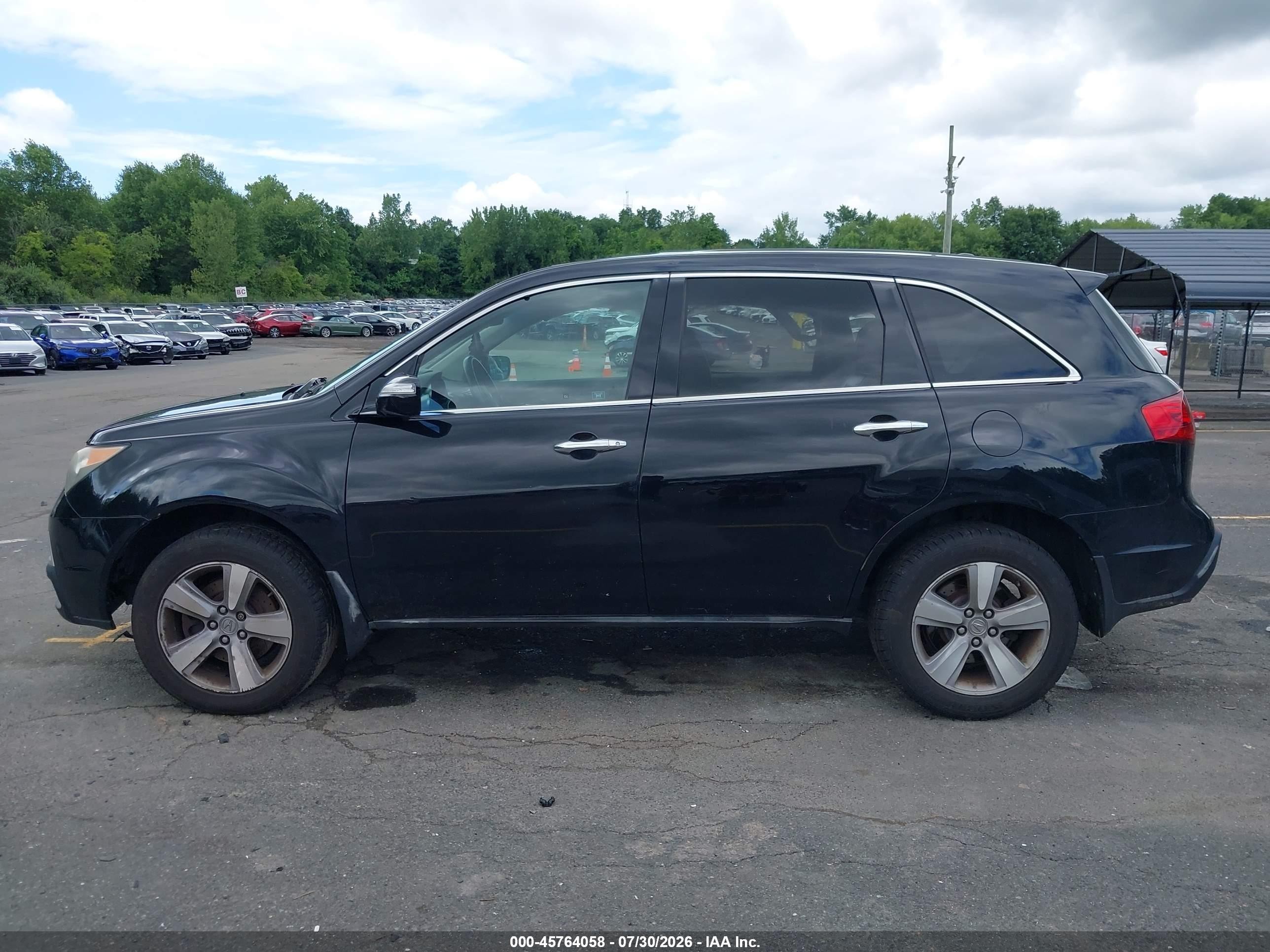 2012 Acura Mdx Technology Package Black vin: 2HNYD2H32CH500883