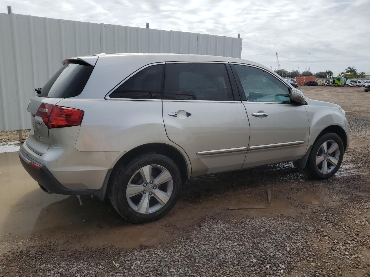 2012 Acura Mdx Technology Silver vin: 2HNYD2H32CH511737 Damage: Right Qtr Panel, Dent(S) W/No Paint Dmg, < 1/8 Inch