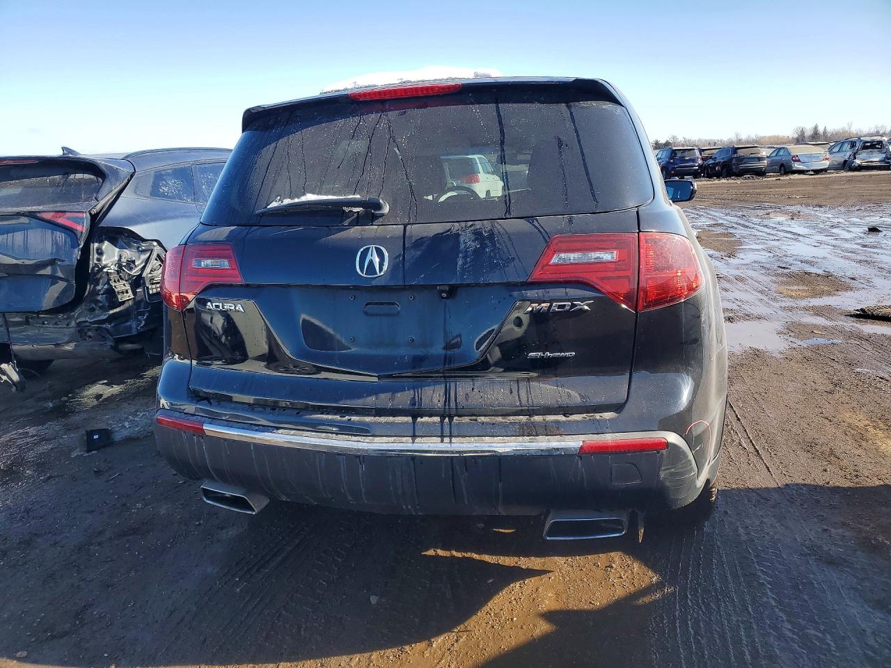 2012 Acura Mdx Technology Black vin: 2HNYD2H32CH514508
