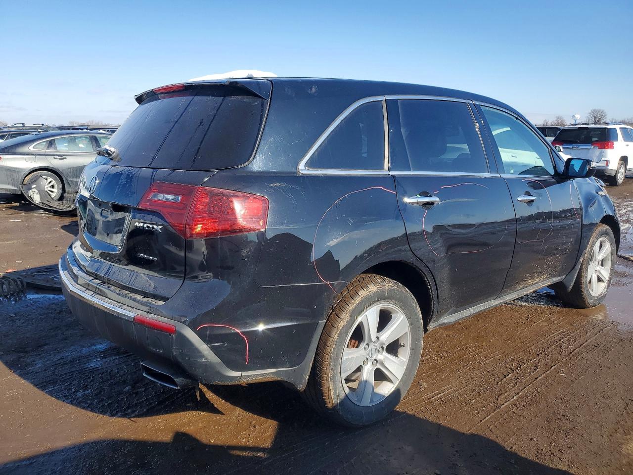 2012 Acura Mdx Technology Black vin: 2HNYD2H32CH514508