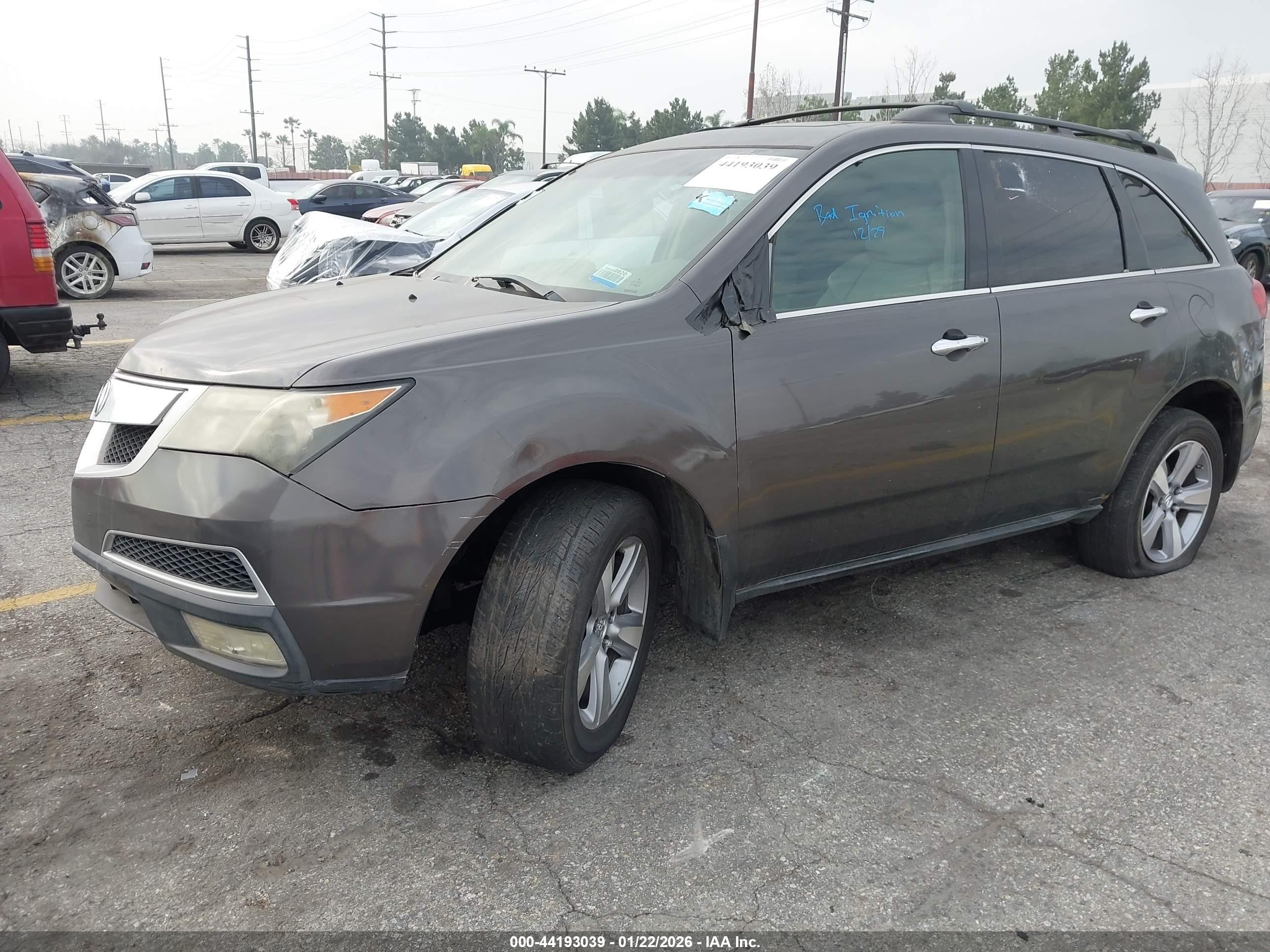 2012 Acura Mdx Technology Package Pewter vin: 2HNYD2H32CH523029