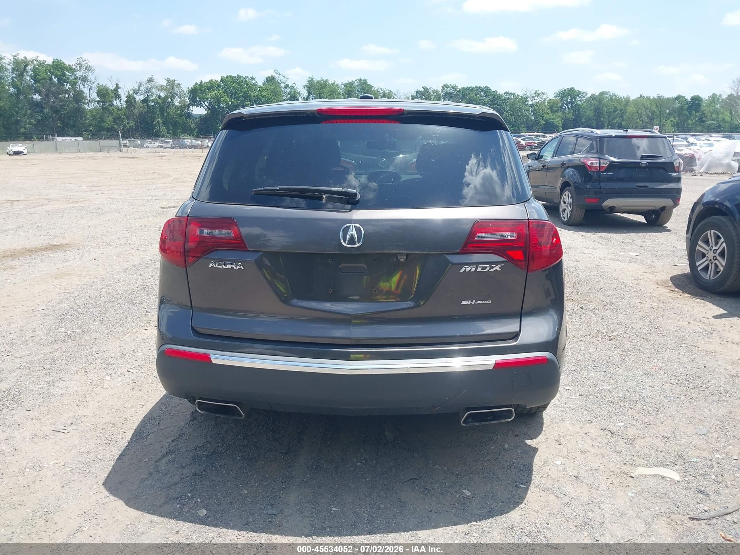 2012 Acura Mdx Technology Package Gray vin: 2HNYD2H32CH523354