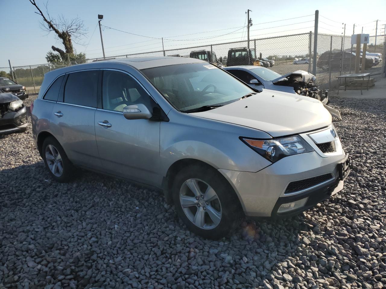 2012 Acura Mdx Technology Silver vin: 2HNYD2H32CH537934