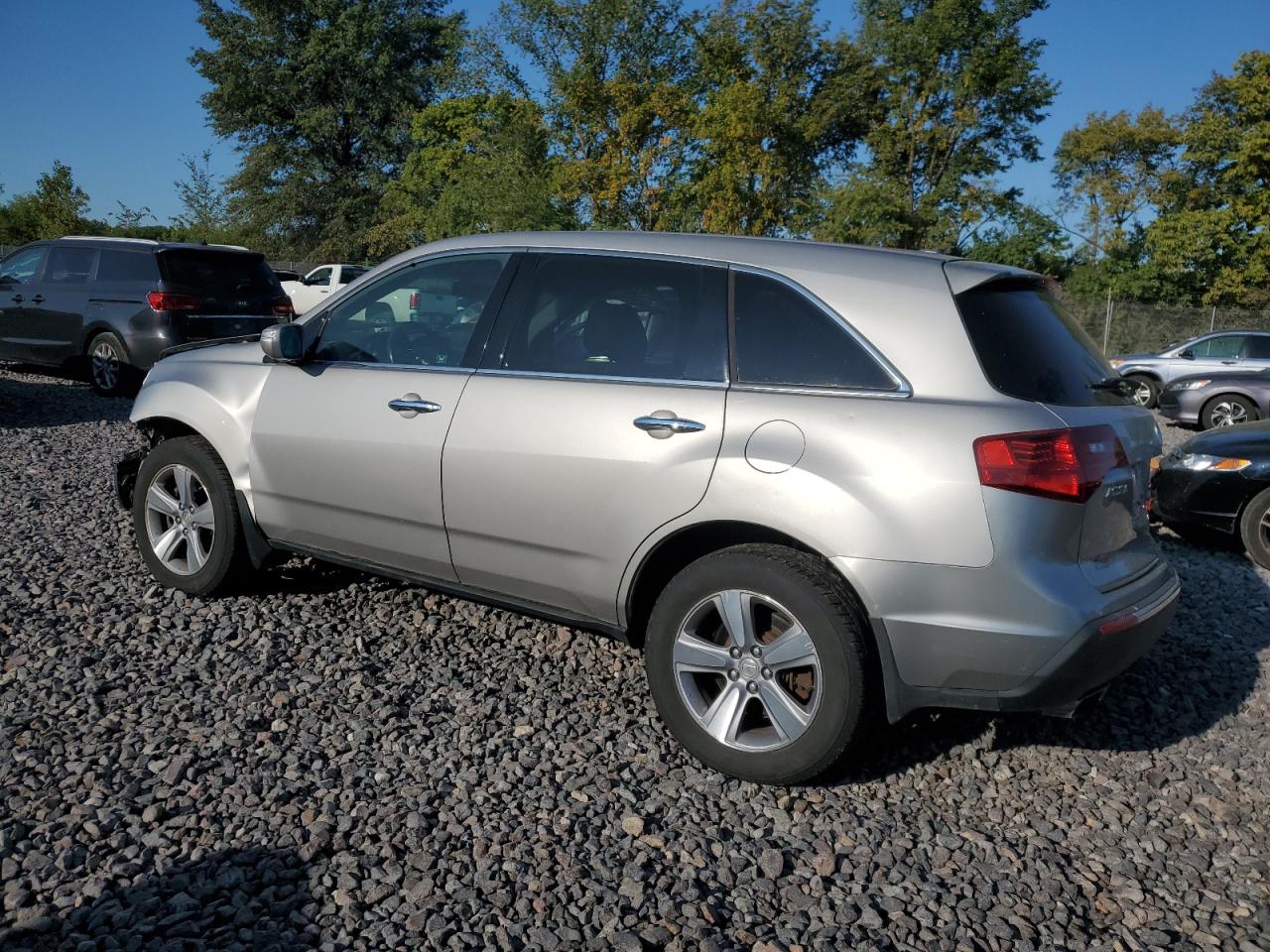 2012 Acura Mdx Technology Silver vin: 2HNYD2H32CH537934