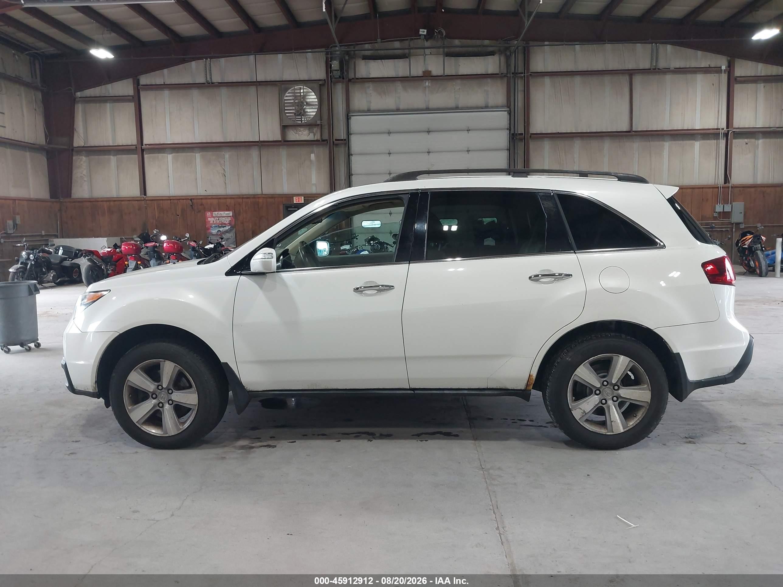 2012 Acura Mdx Technology Package White vin: 2HNYD2H32CH548772