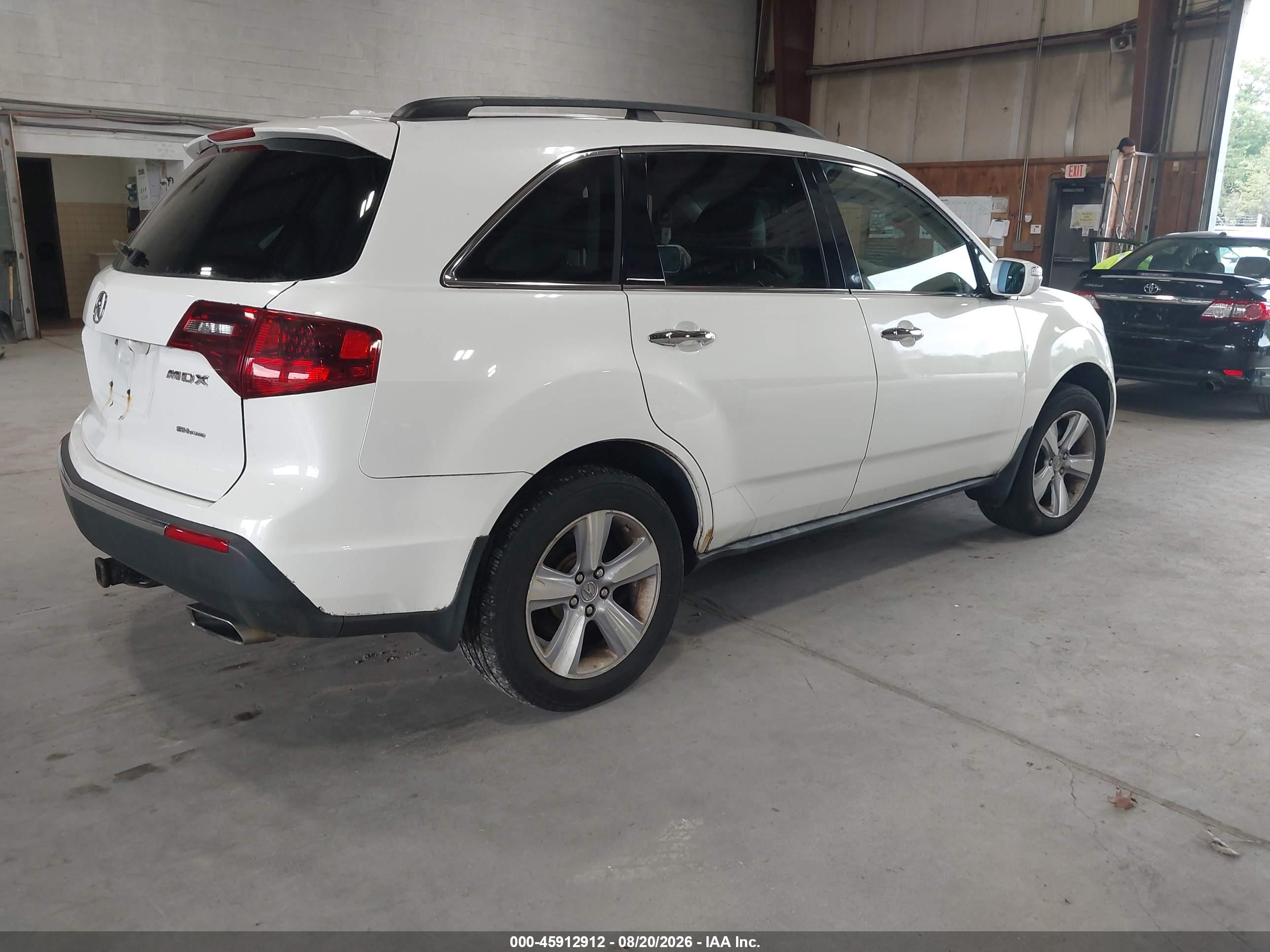 2012 Acura Mdx Technology Package White vin: 2HNYD2H32CH548772