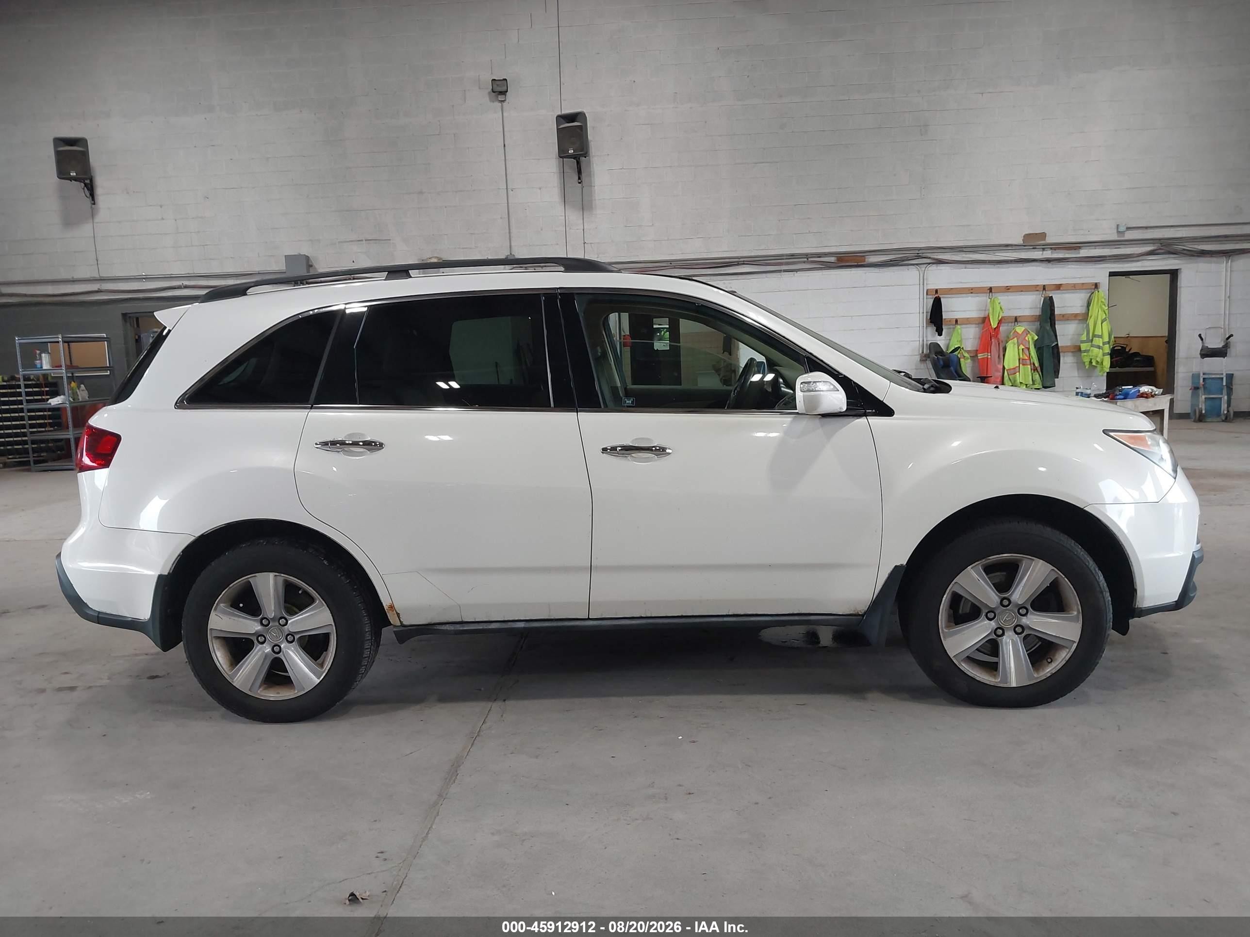 2012 Acura Mdx Technology Package White vin: 2HNYD2H32CH548772