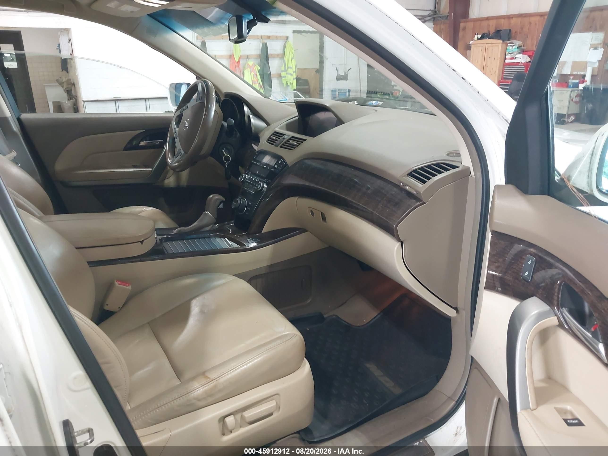 2012 Acura Mdx Technology Package White vin: 2HNYD2H32CH548772