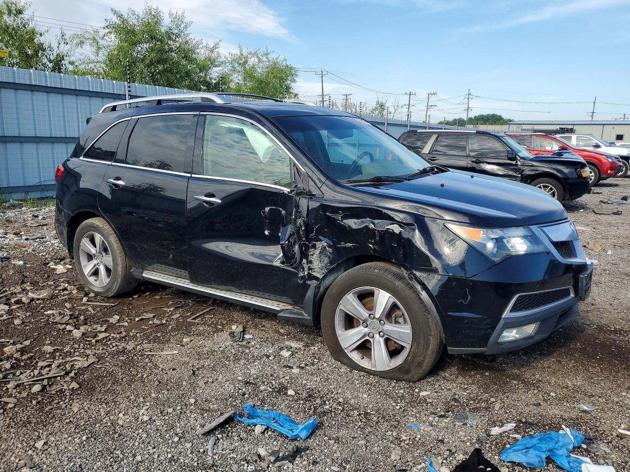 2013 Acura Mdx Technology Black vin: 2HNYD2H32DH508239