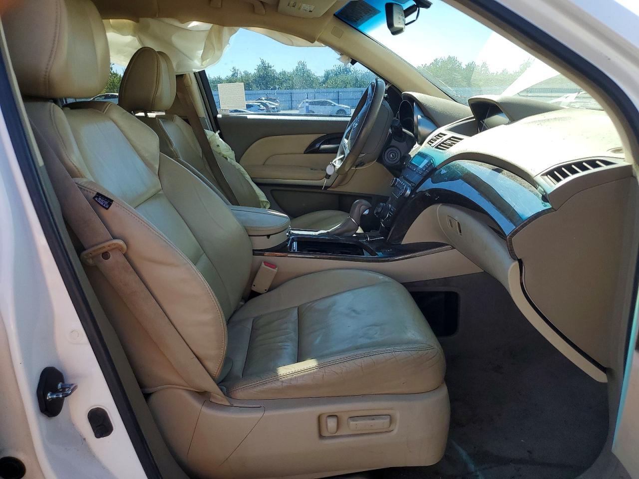 2013 Acura Mdx Technology White vin: 2HNYD2H32DH510752