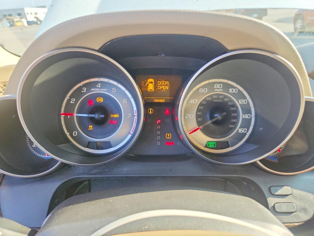 2013 Acura Mdx Technology White vin: 2HNYD2H32DH523694