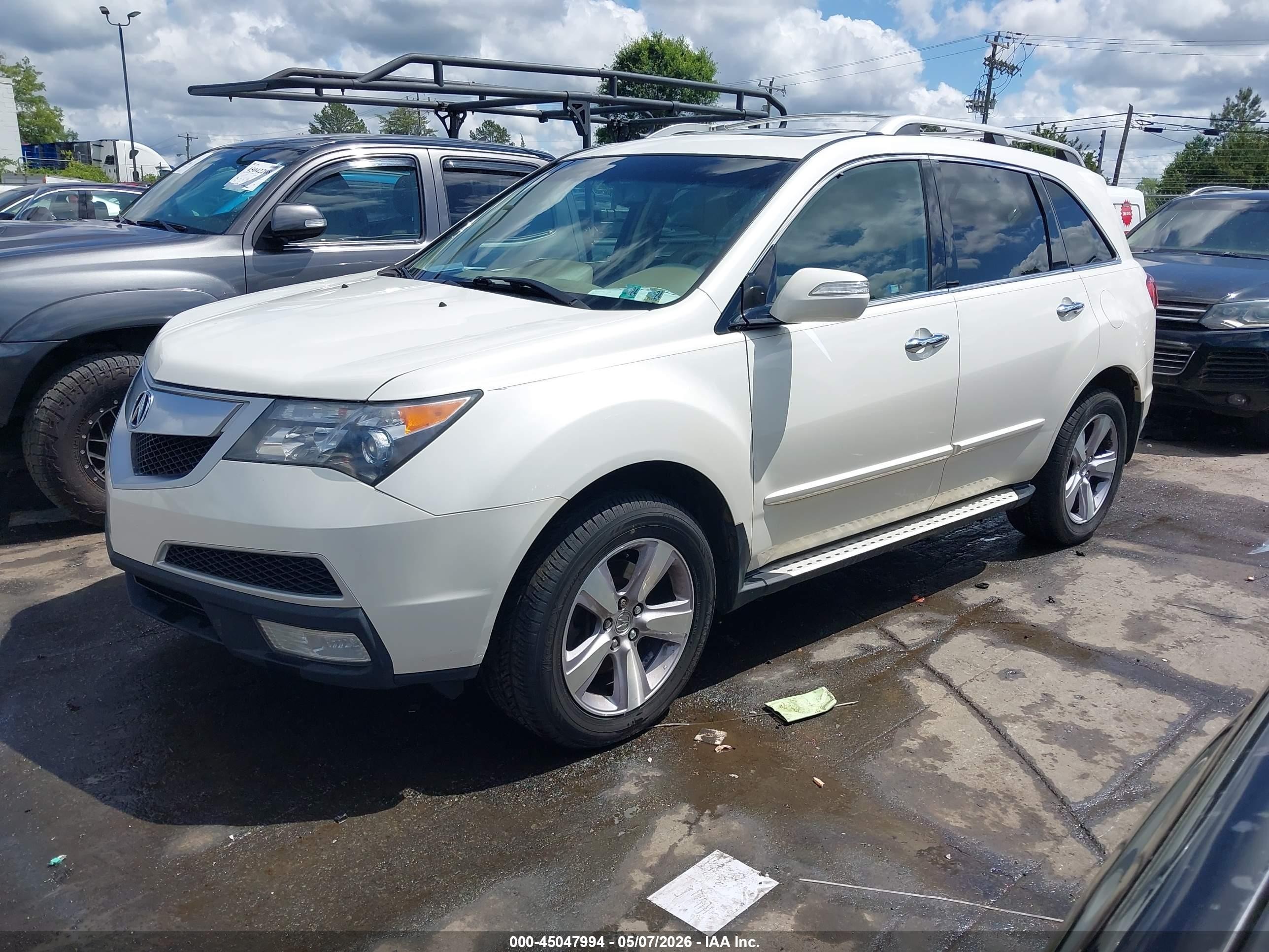 2013 Acura Mdx Technology Package Белый vin: 2HNYD2H32DH525140