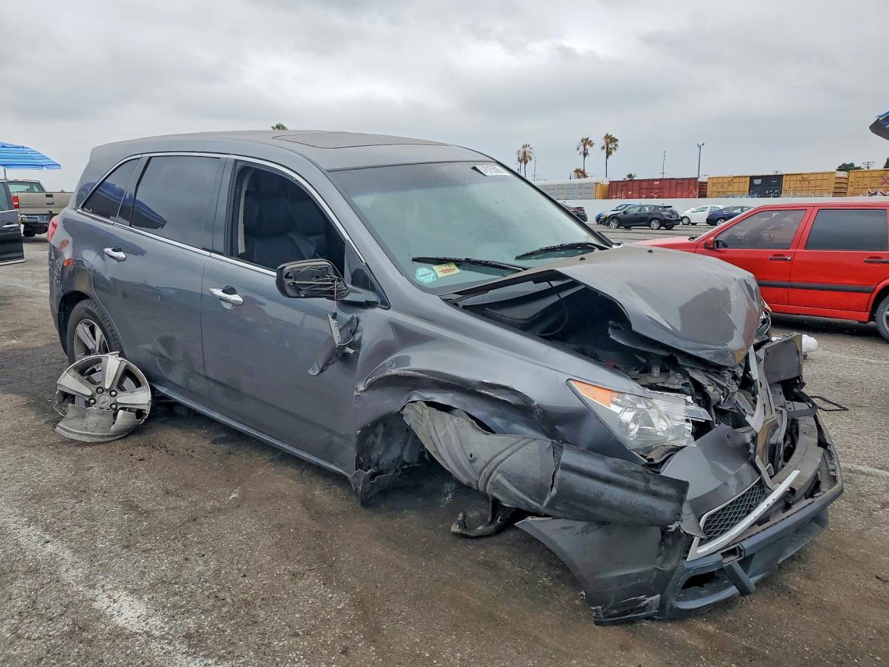 2012 Acura Mdx Technology Gray vin: 2HNYD2H33CH510399