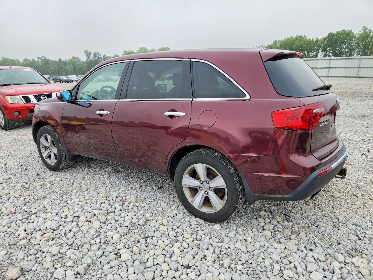 2012 Acura Mdx Technology Темно-бордовый vin: 2HNYD2H33CH512461