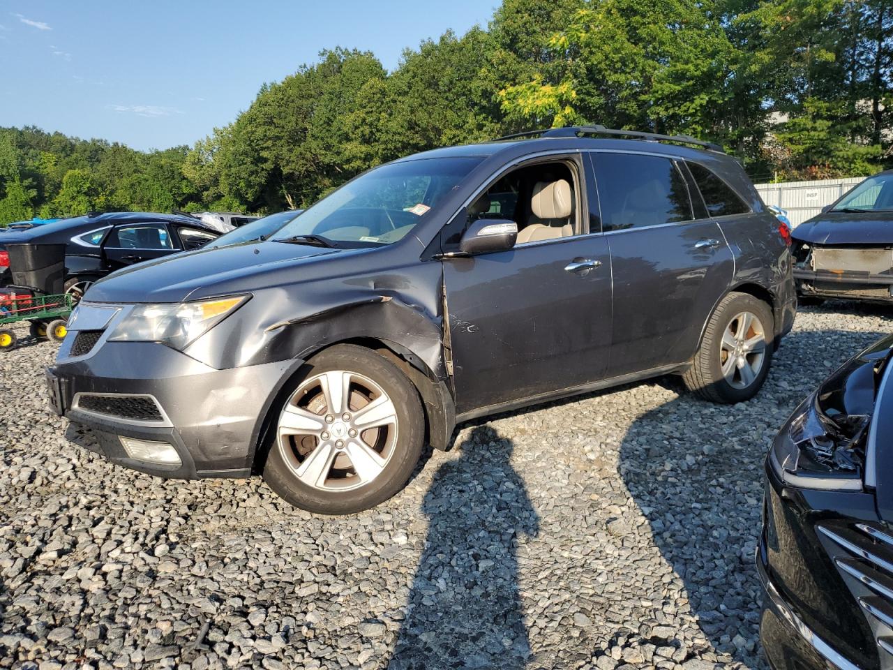 2012 Acura Mdx Technology Gray vin: 2HNYD2H33CH535805