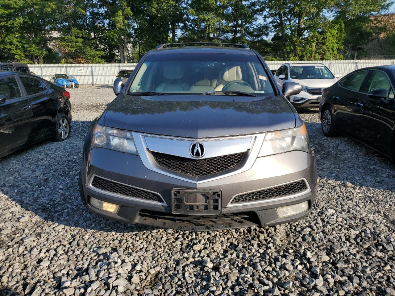 2012 Acura Mdx Technology Gray vin: 2HNYD2H33CH535805