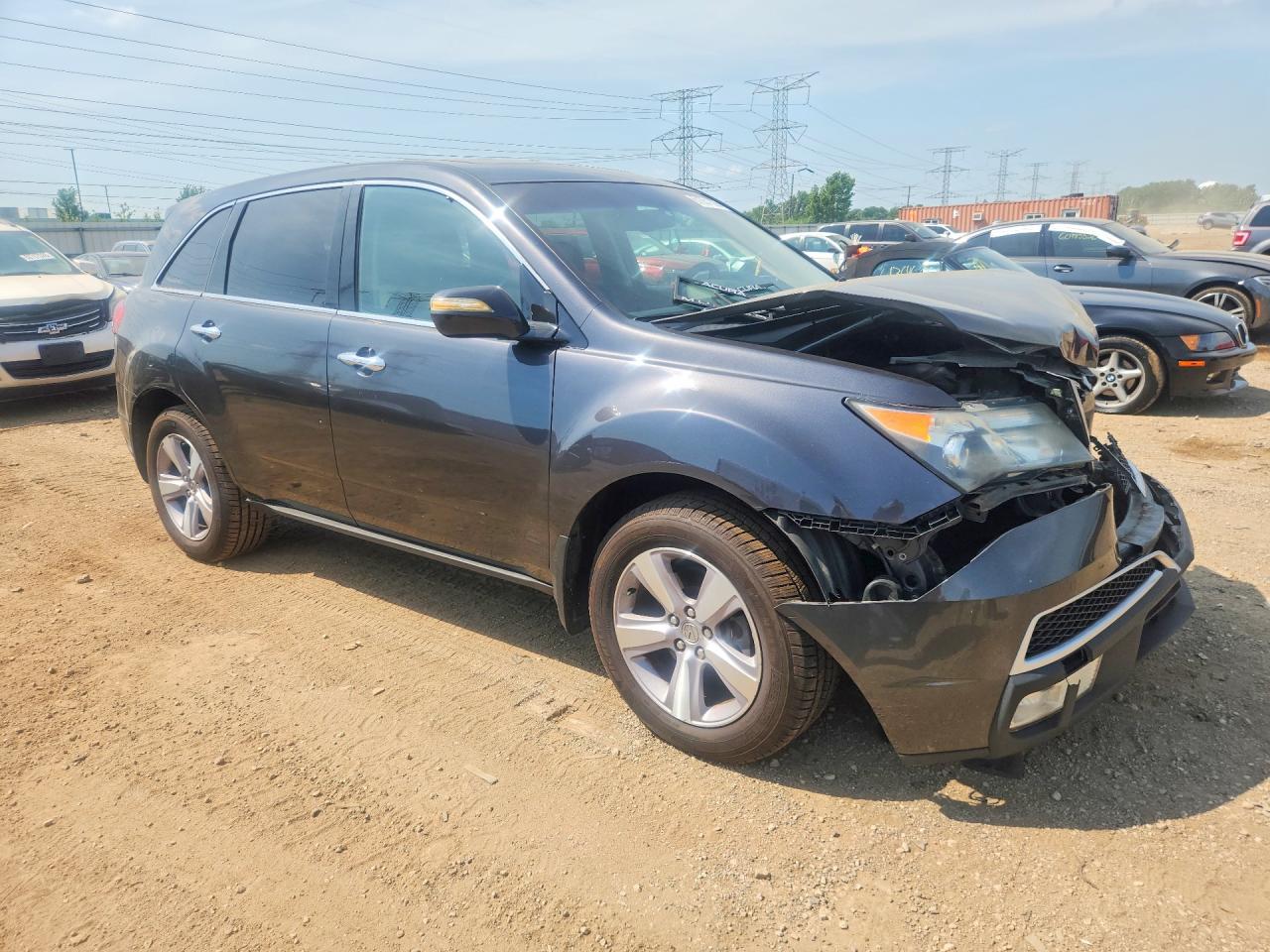 2013 Acura Mdx Technology Charcoal vin: 2HNYD2H33DH508489