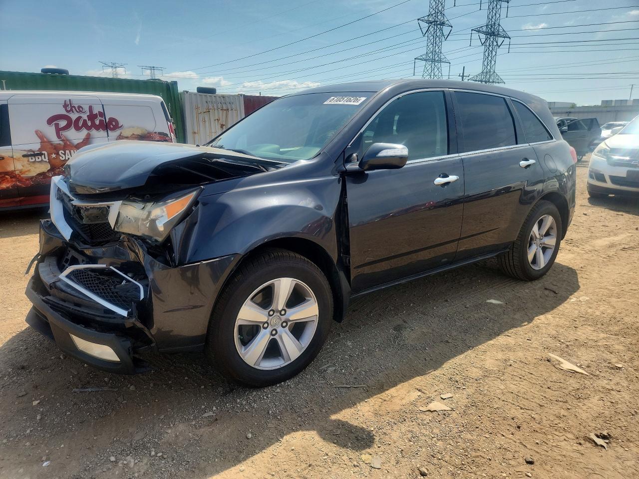 2013 Acura Mdx Technology Charcoal vin: 2HNYD2H33DH508489