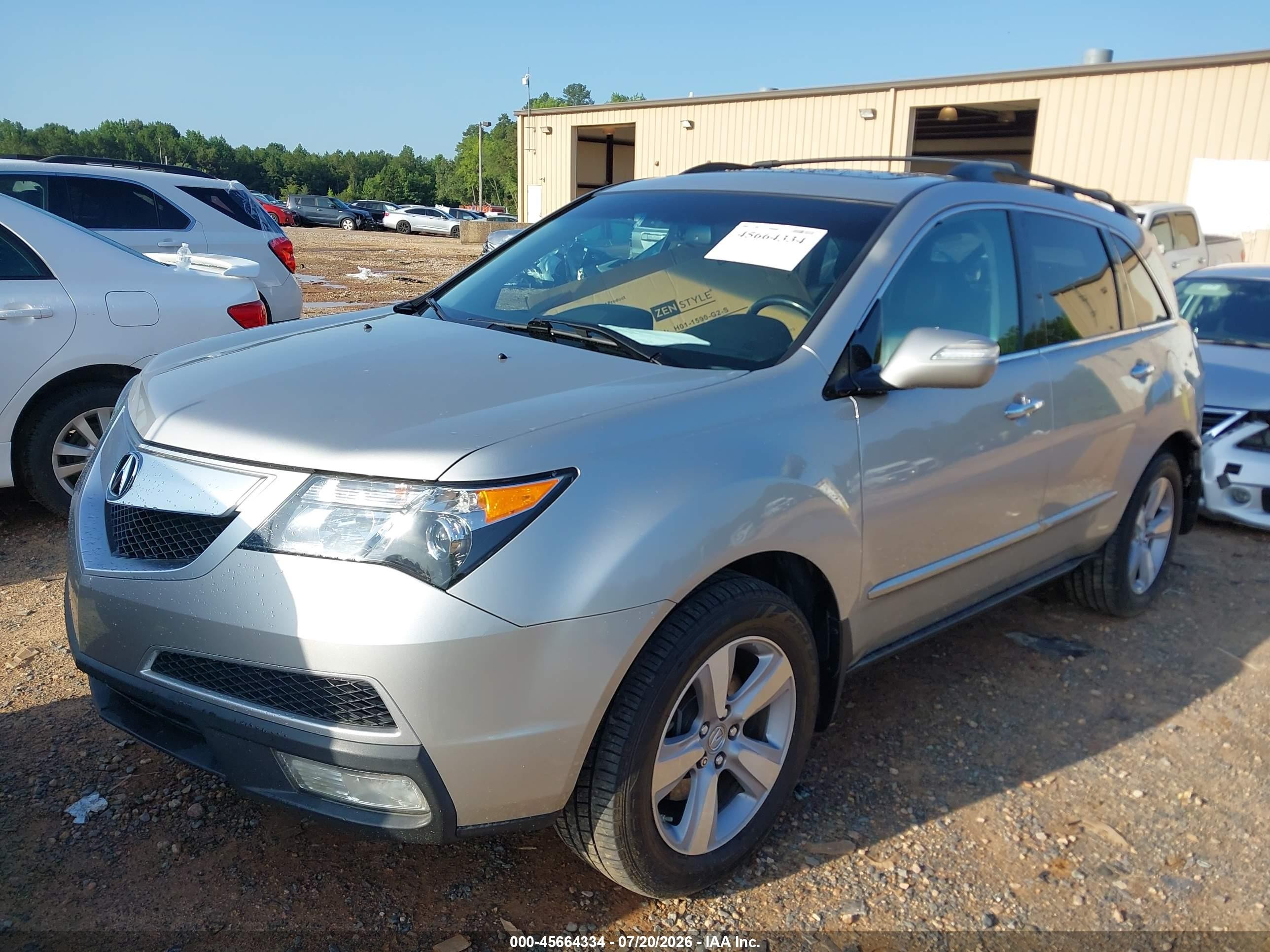 2013 Acura Mdx Technology Package Silver vin: 2HNYD2H33DH512249