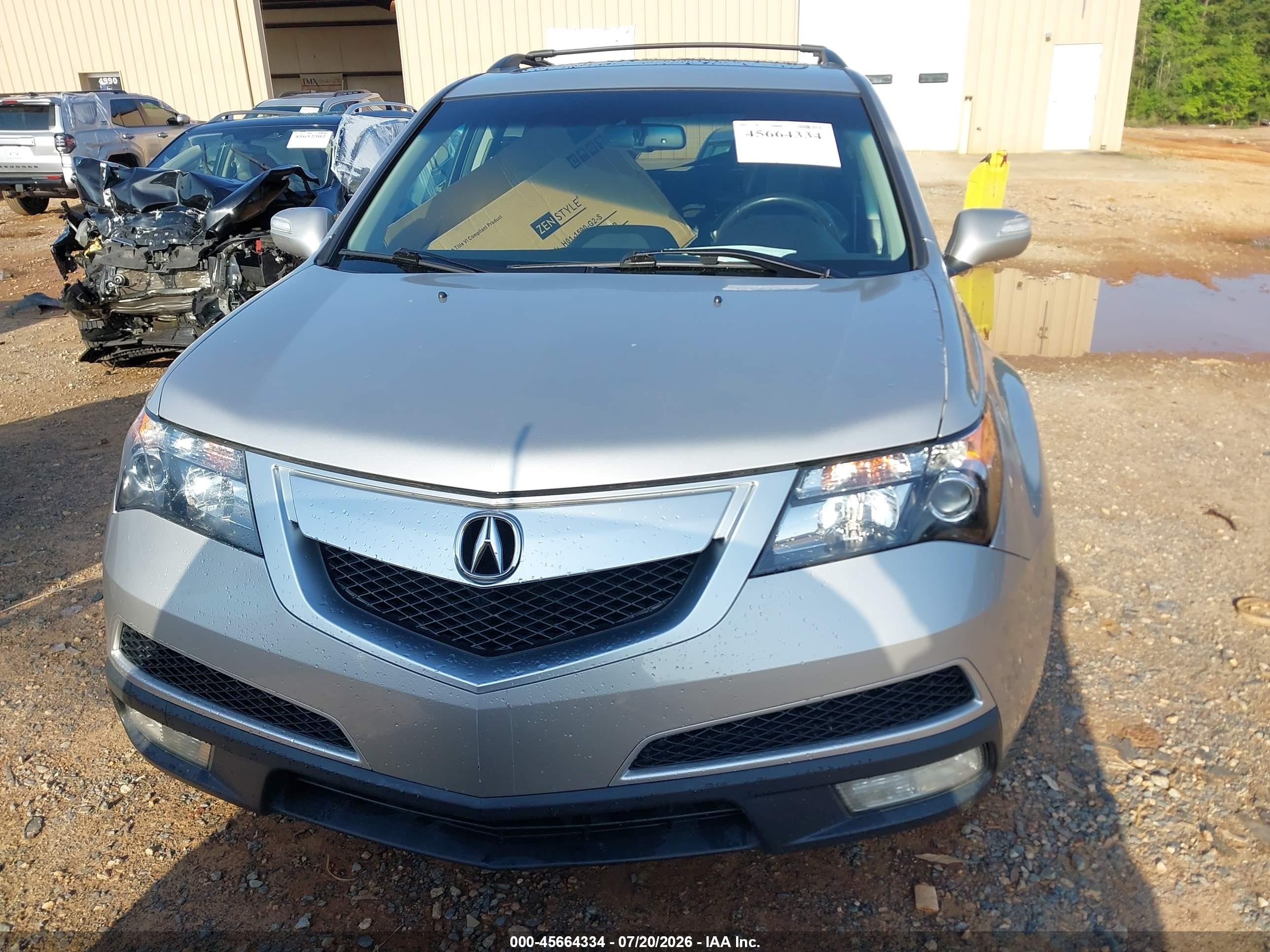 2013 Acura Mdx Technology Package Silver vin: 2HNYD2H33DH512249