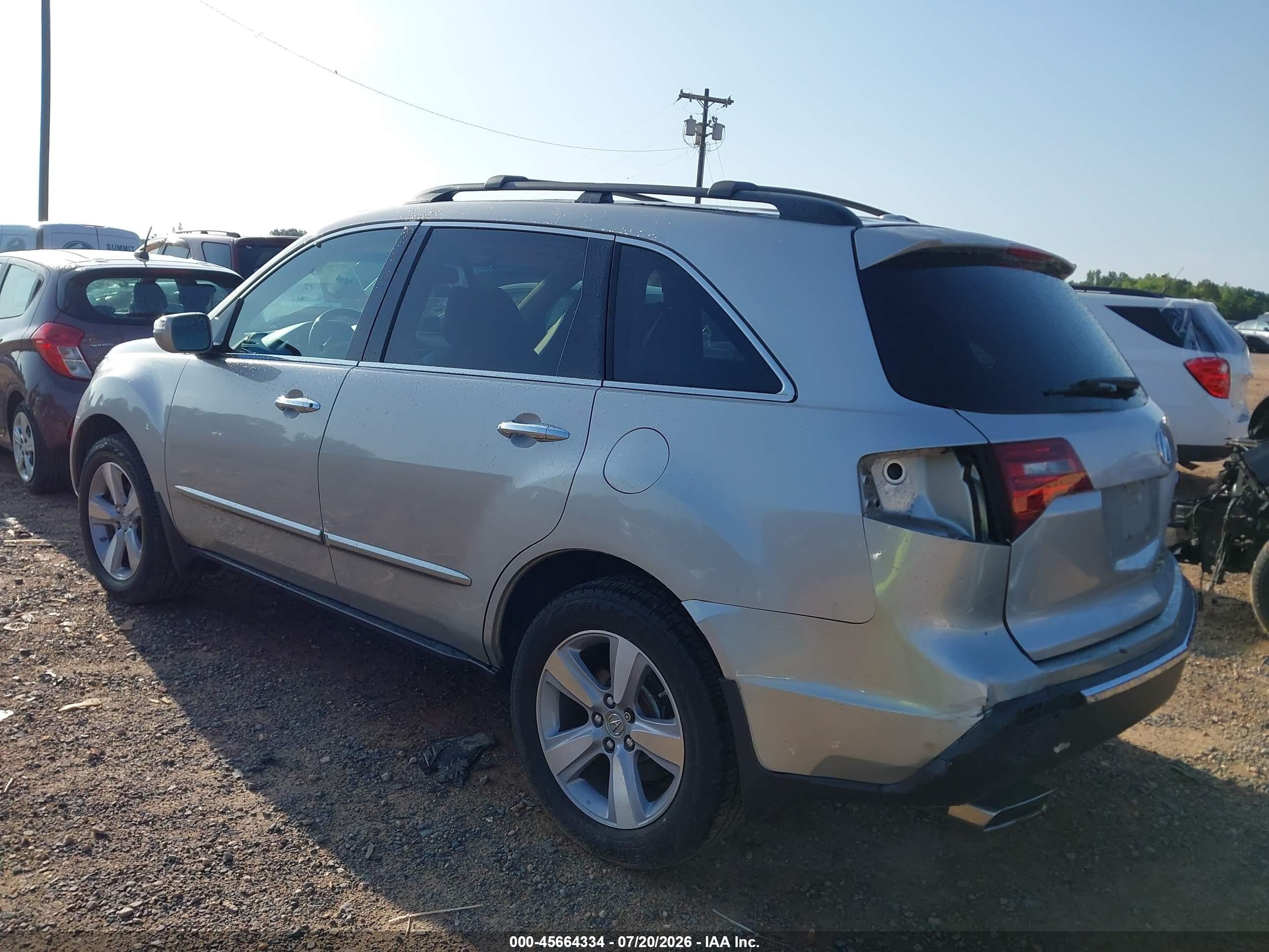 2013 Acura Mdx Technology Package Silver vin: 2HNYD2H33DH512249