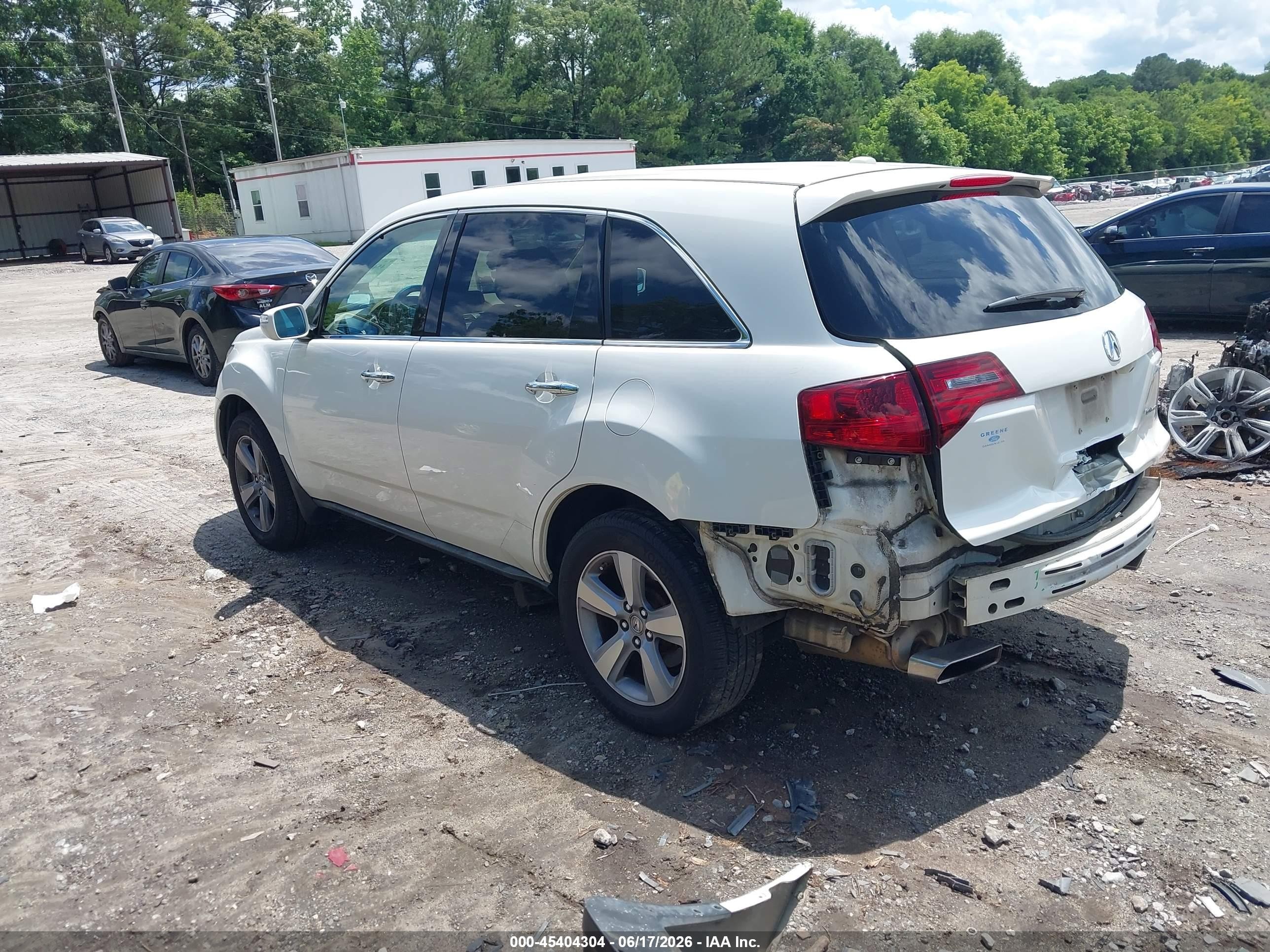 2013 Acura Mdx Technology Package White vin: 2HNYD2H33DH515670