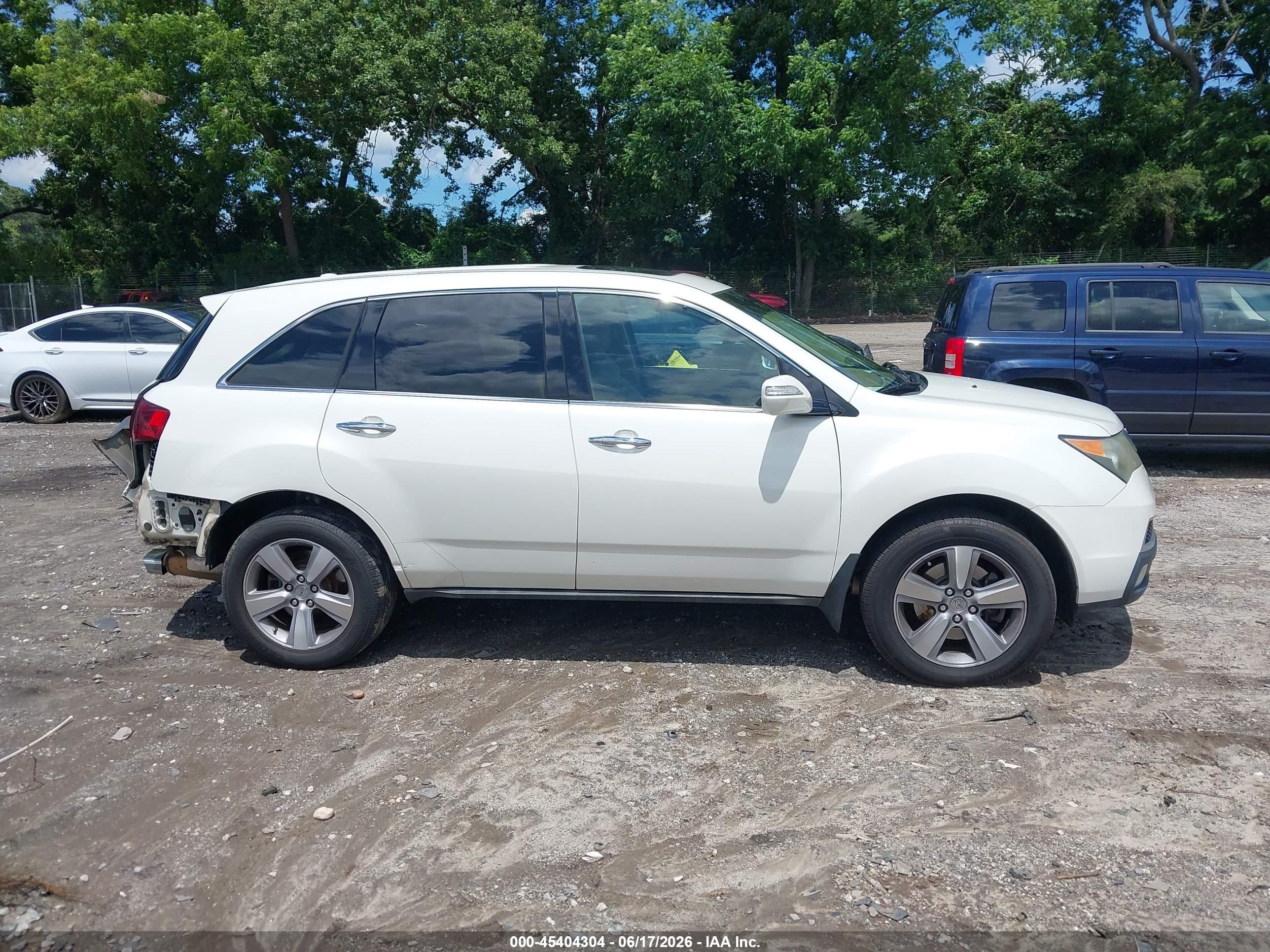 2013 Acura Mdx Technology Package White vin: 2HNYD2H33DH515670
