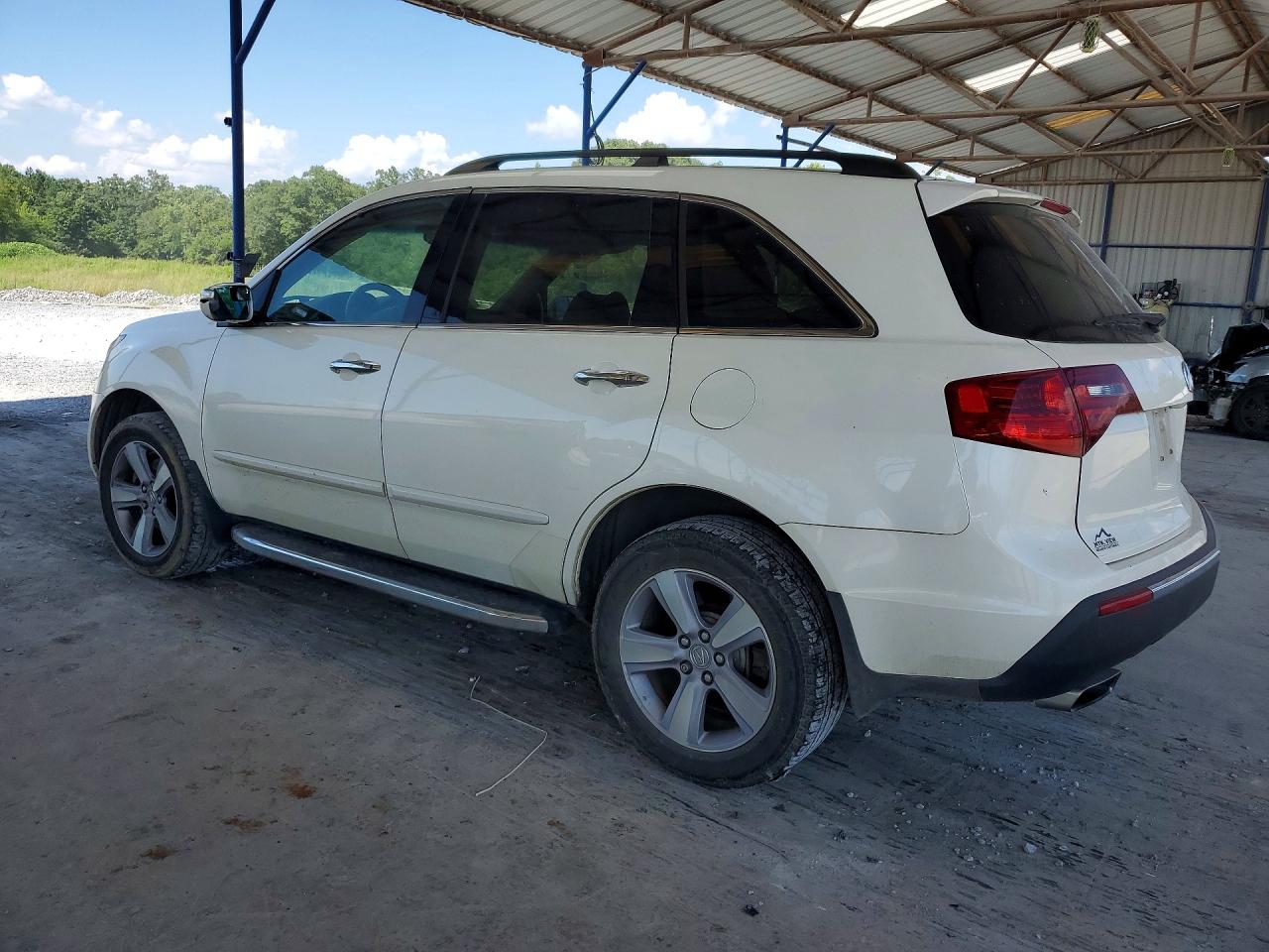 2013 Acura Mdx Technology White vin: 2HNYD2H33DH520321
