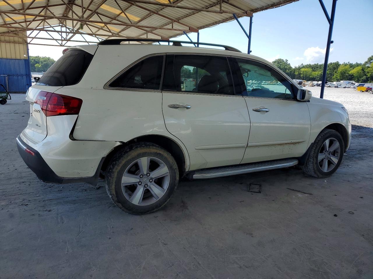 2013 Acura Mdx Technology White vin: 2HNYD2H33DH520321