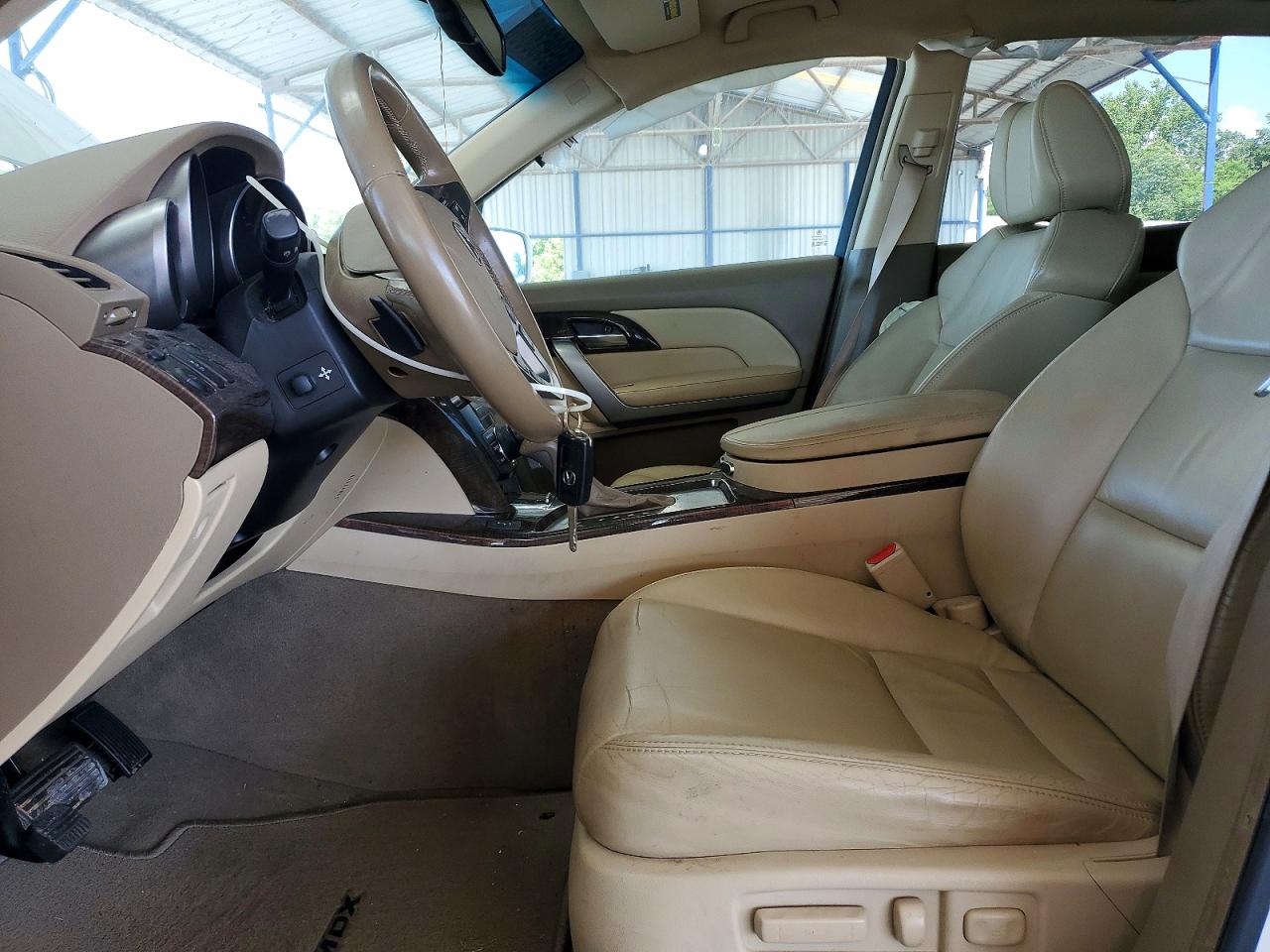 2013 Acura Mdx Technology White vin: 2HNYD2H33DH520321