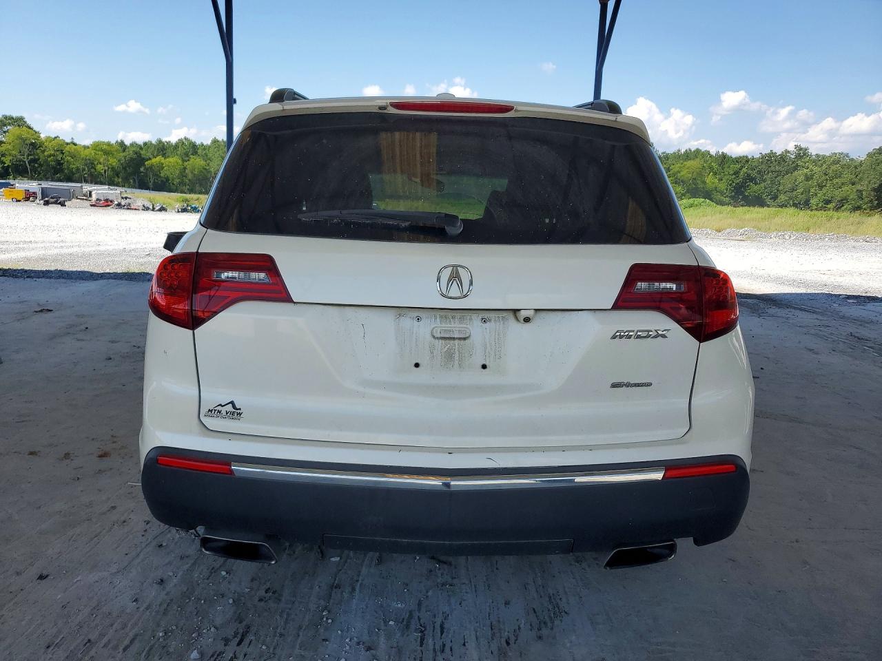 2013 Acura Mdx Technology White vin: 2HNYD2H33DH520321
