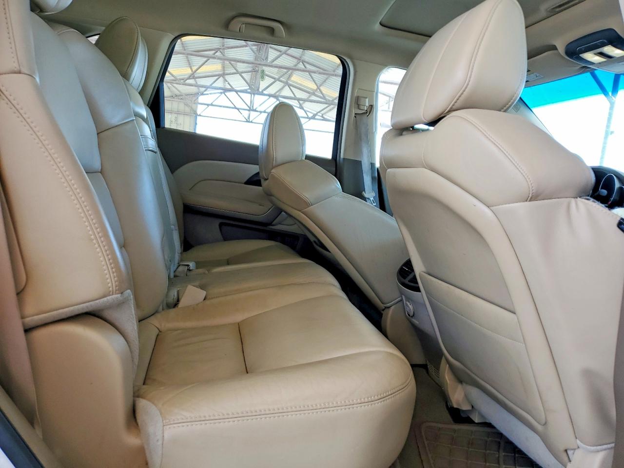 2013 Acura Mdx Technology White vin: 2HNYD2H33DH520321